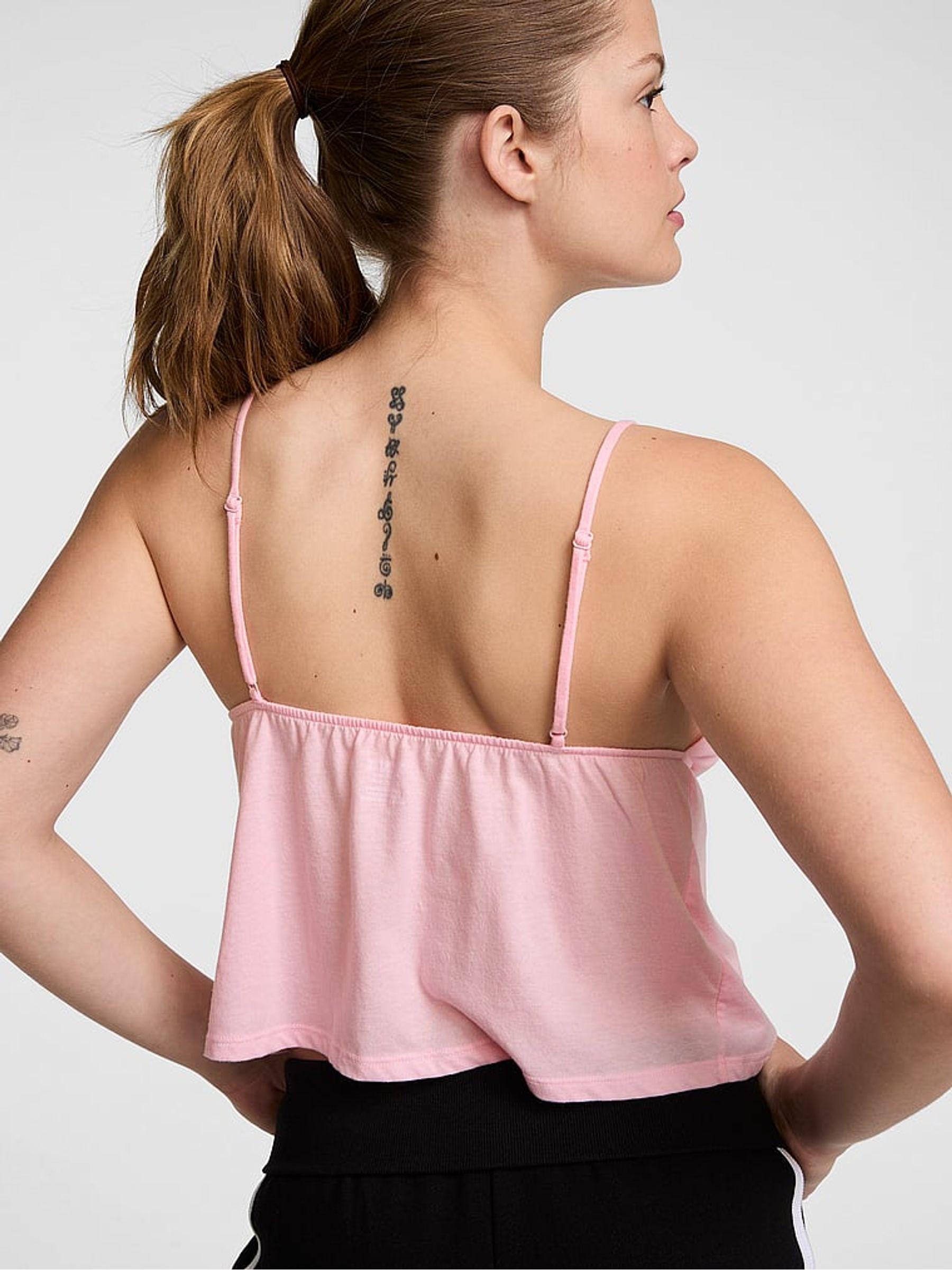 Coconut Pink Babydoll Cami Top - Image 2 of 2