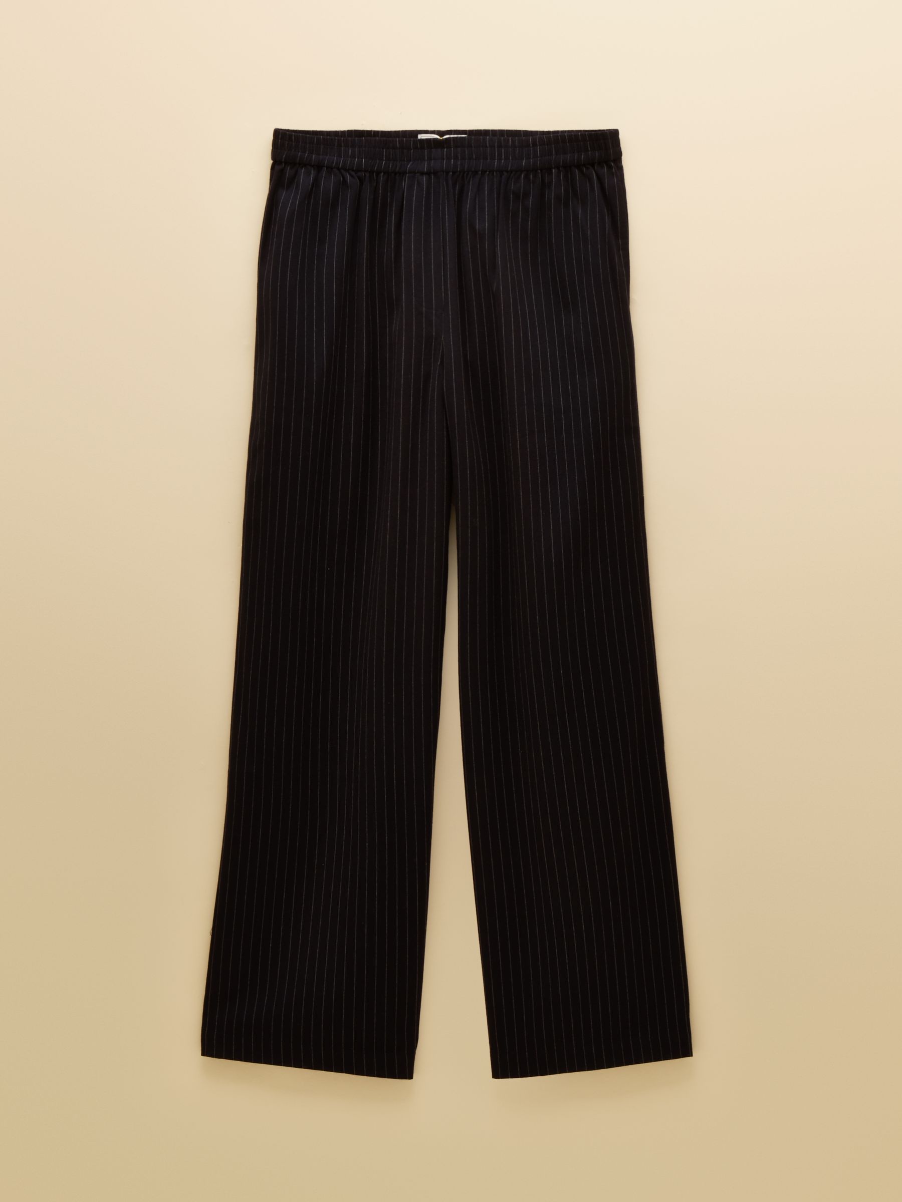 Navy Stripe Pinstriped Pull On Trouser - Image 6 of 6