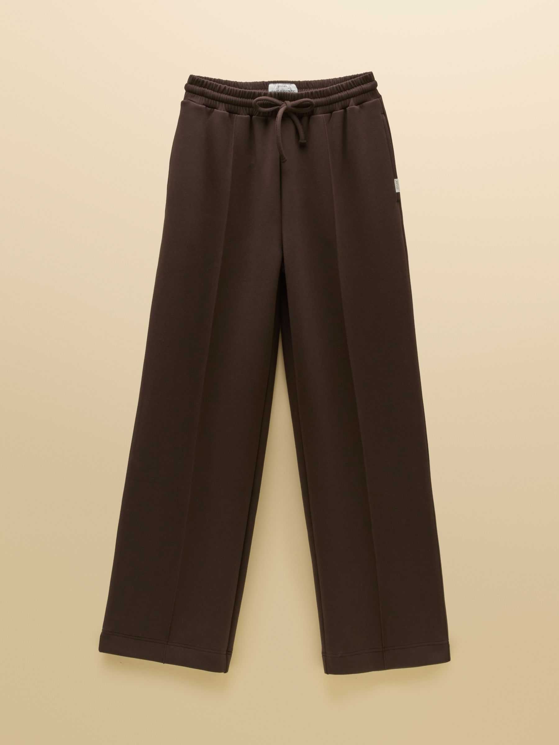 Chocolate Brown Pull On Smart Wide Leg Joggers - Image 5 of 5