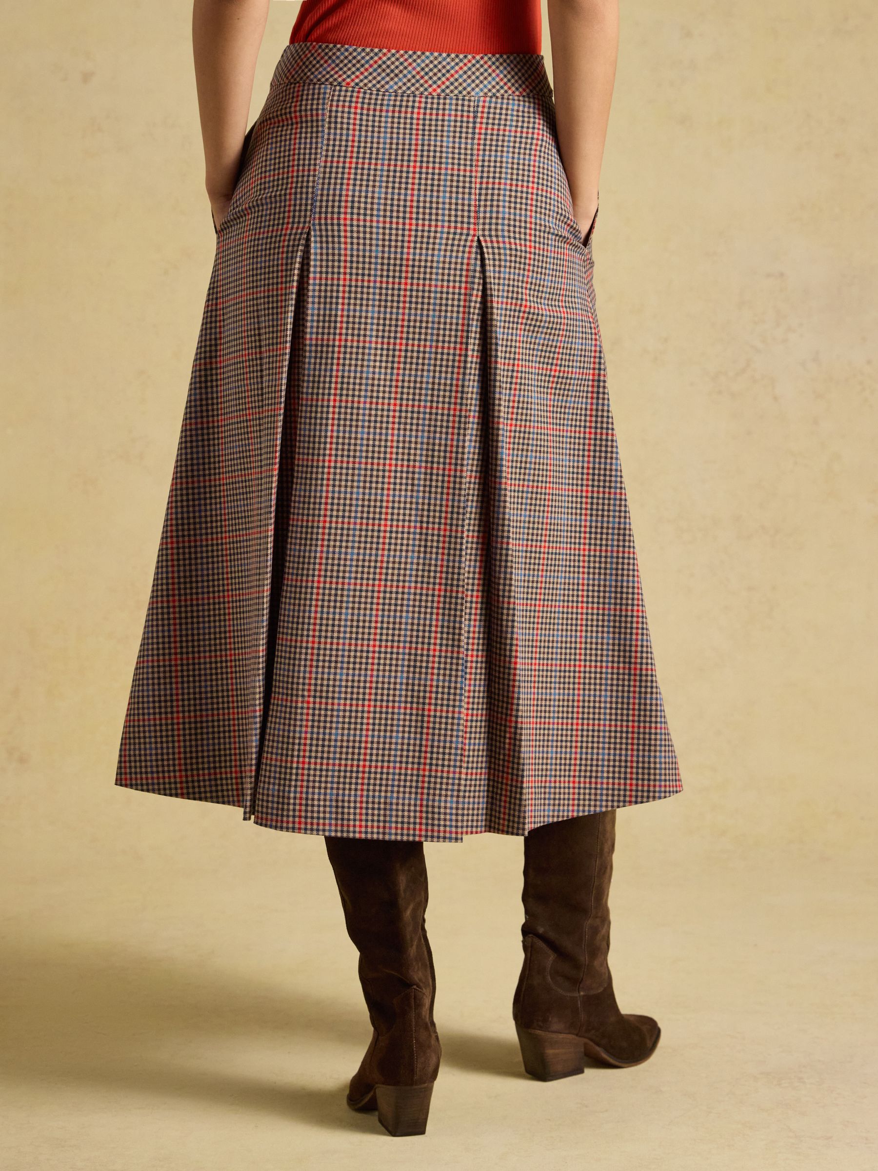 Houndstooth Ada Pleated Kilt - Image 2 of 7 Houndstooth Ada Pleated Kilt - Image 2 of 7