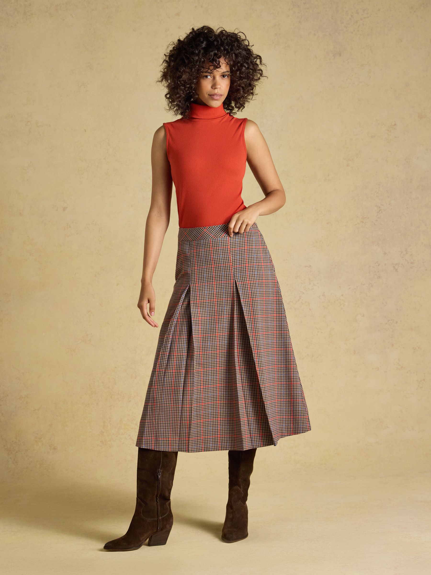 Houndstooth Ada Pleated Kilt - Image 3 of 7