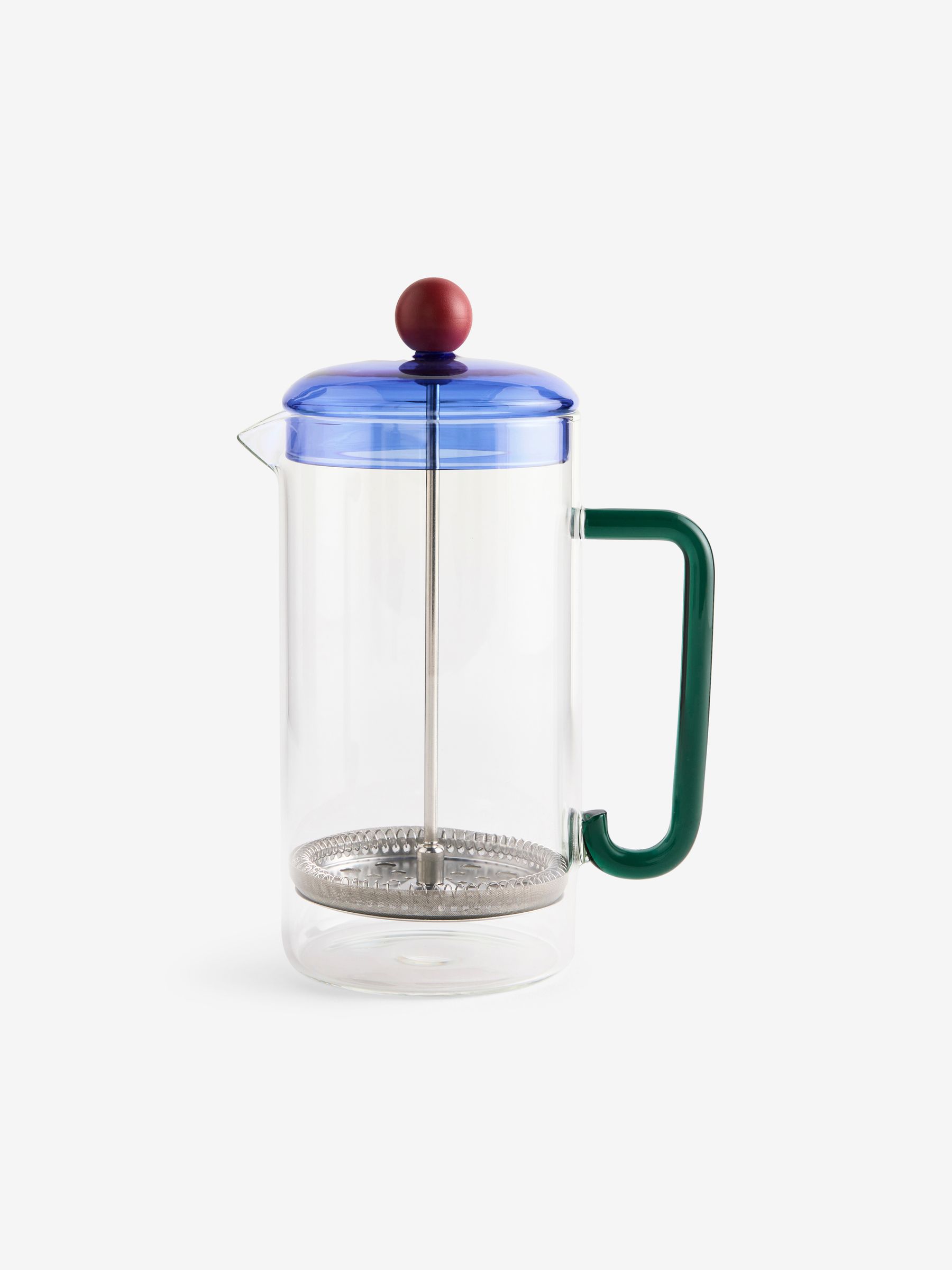Modern Studio 8 Cup Glass Cafetiere 1000ml in Clear - Image 1 of 1