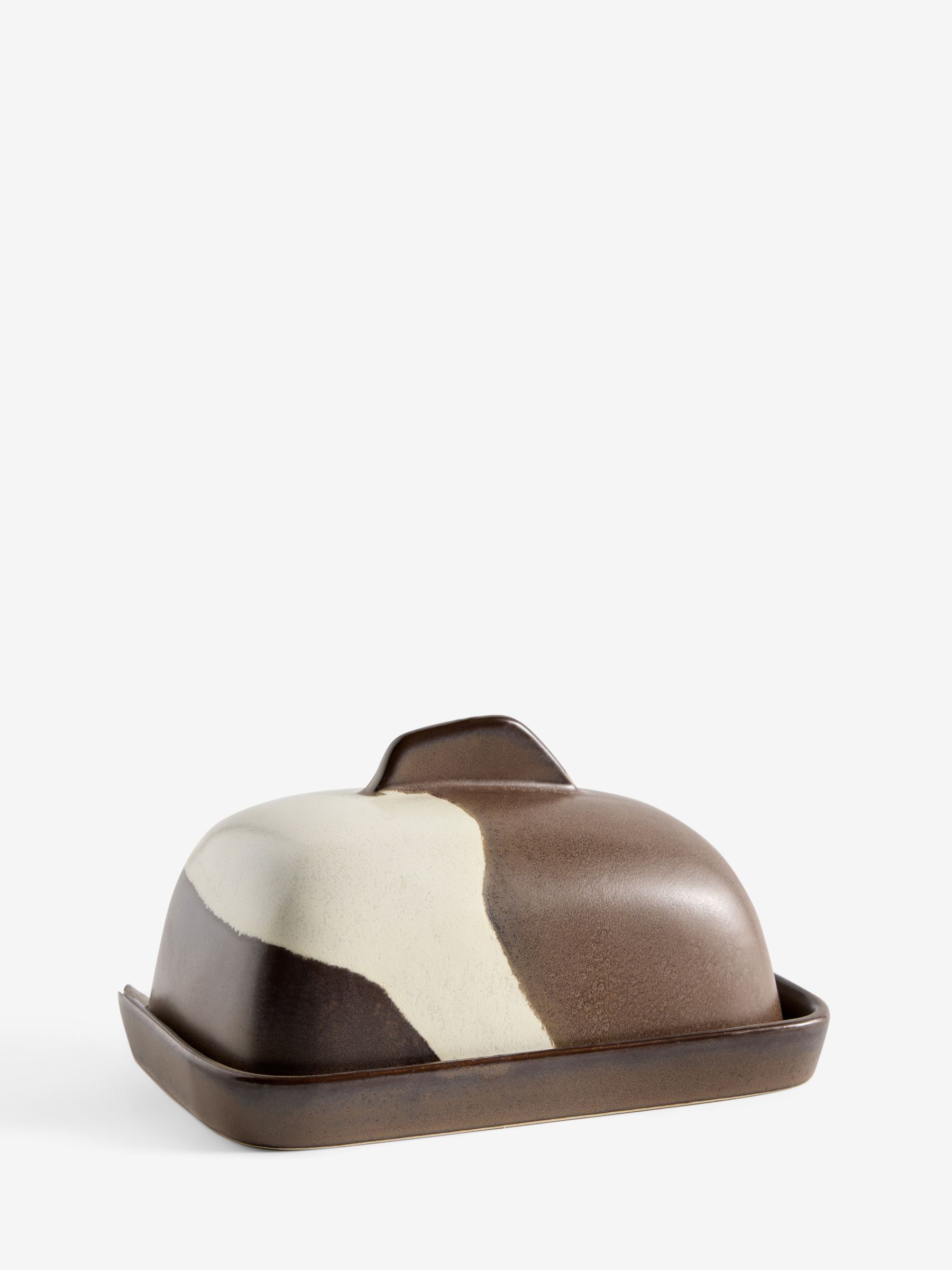 Enzo Butter Dish in Brown - Image 6 of 6