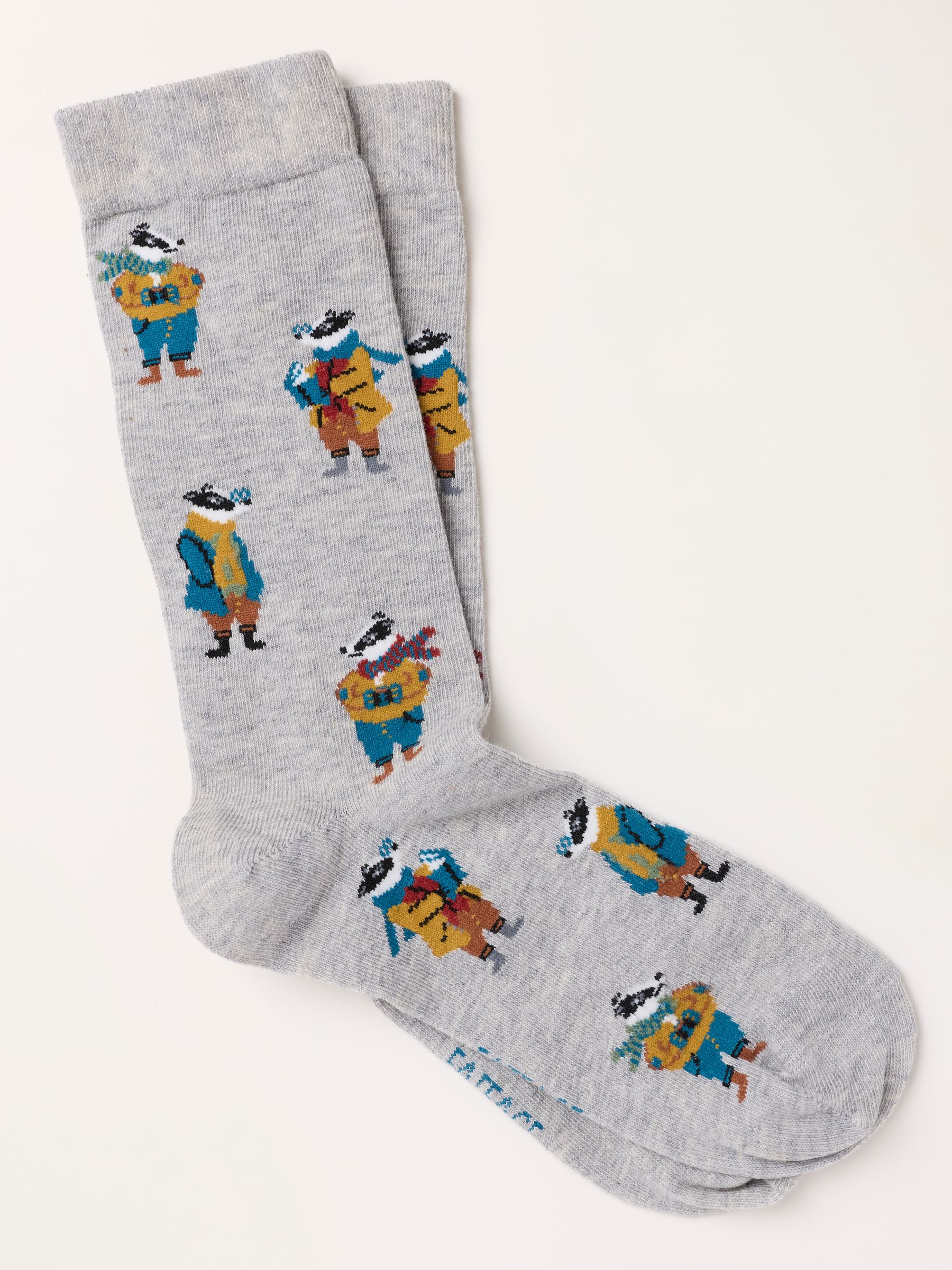 Grey Badger Socks - Image 1 of 2