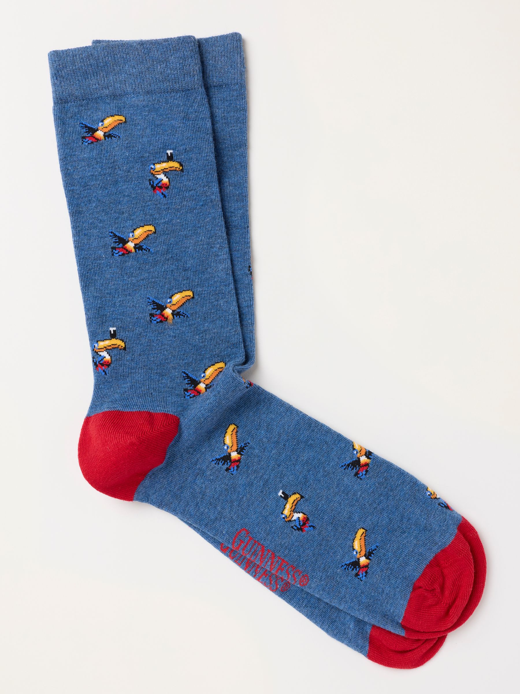 Blue Guinness Toucan Socks - Image 1 of 2 Blue Guinness Toucan Socks - Image 1 of 2