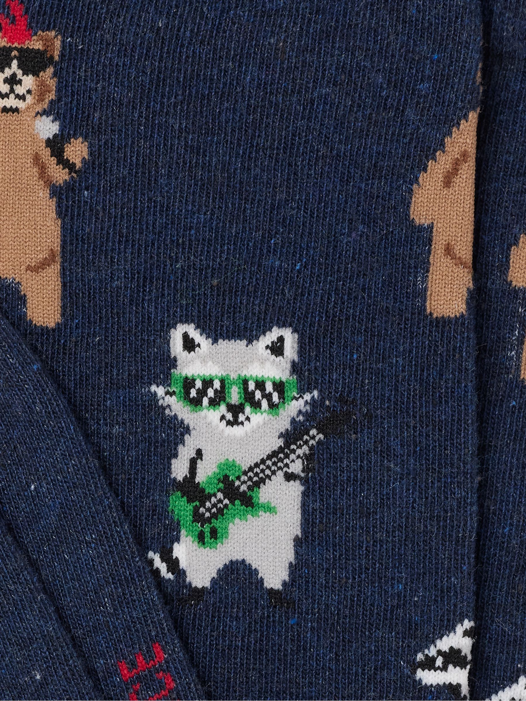 Navy Animal Band Socks - Image 2 of 2