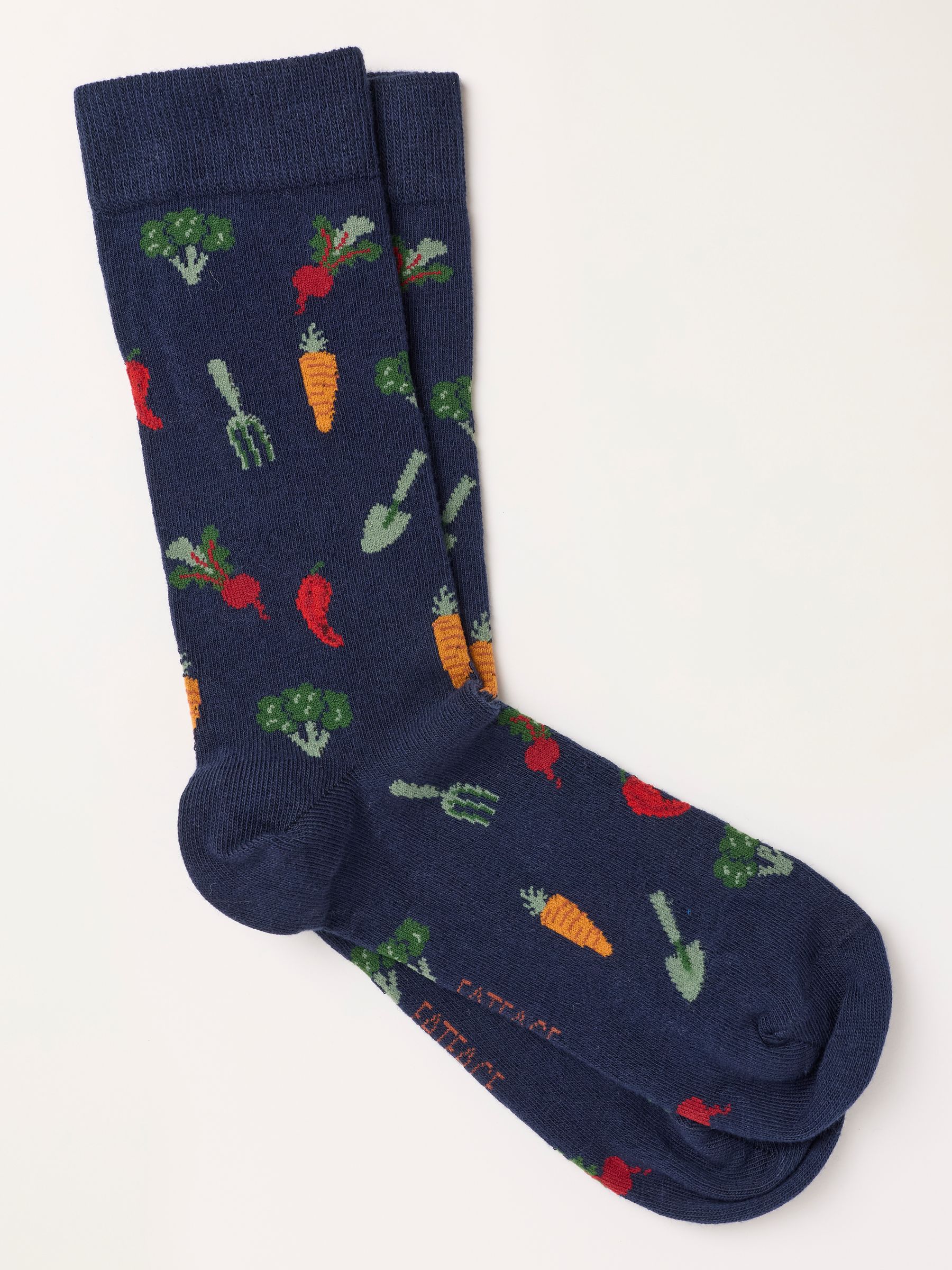 Navy Vegetable Socks - Image 1 of 2