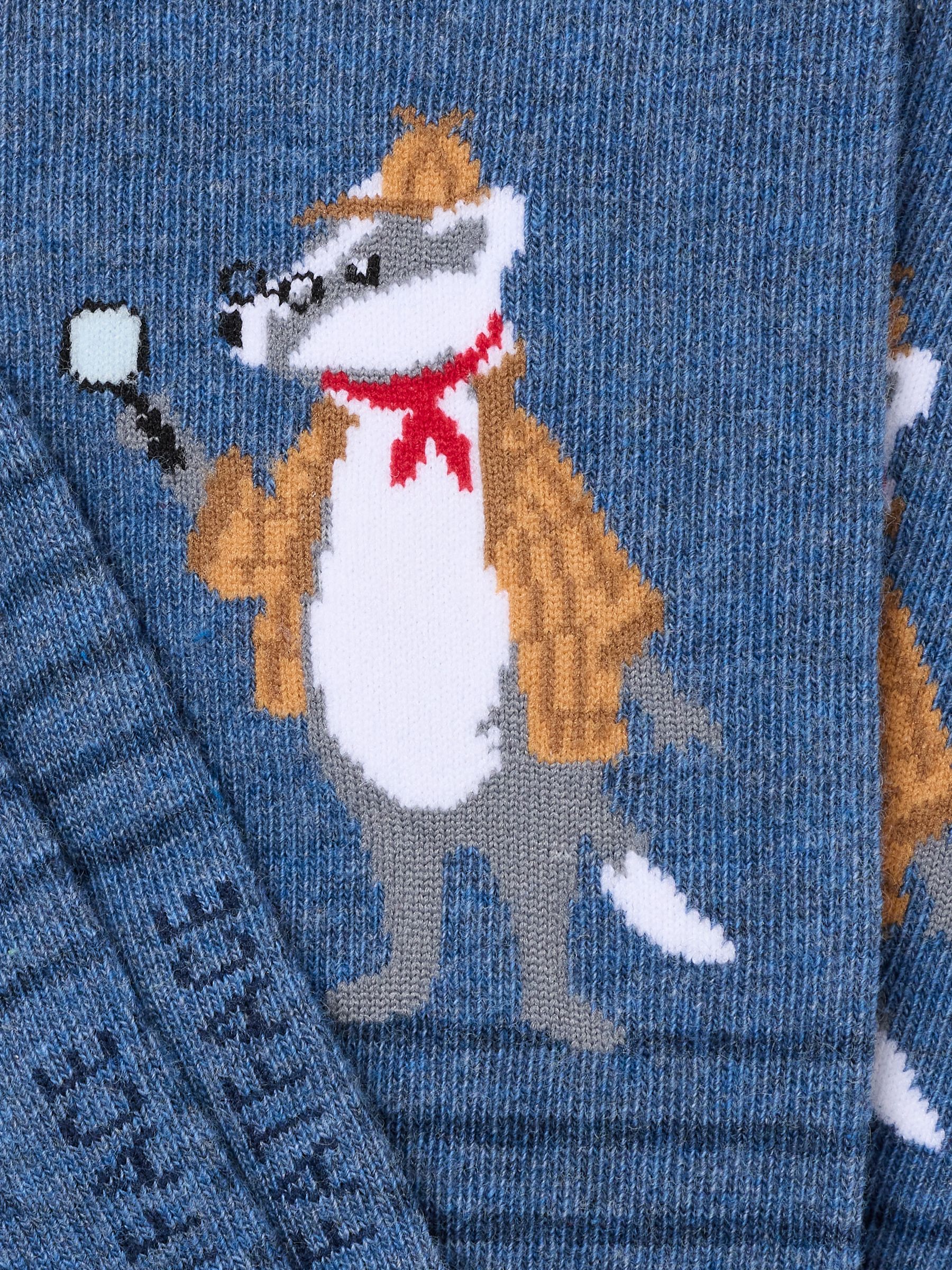 Blue Badger Socks - Image 2 of 2 Blue Badger Socks - Image 2 of 2