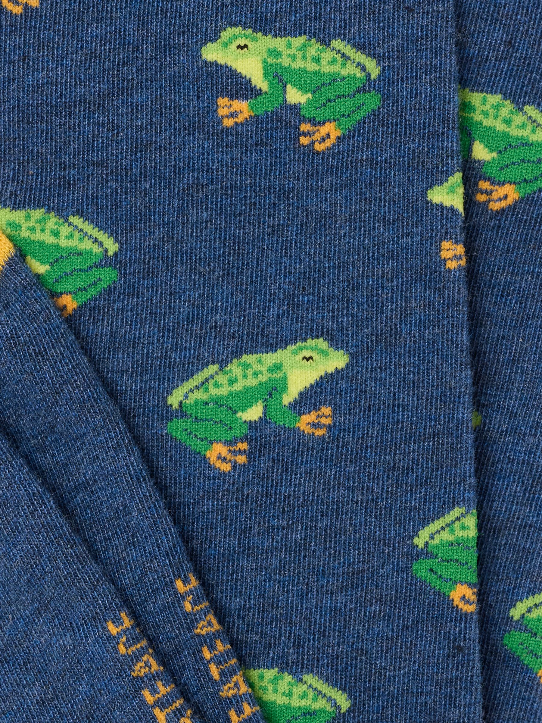 Navy Frog Socks - Image 2 of 2