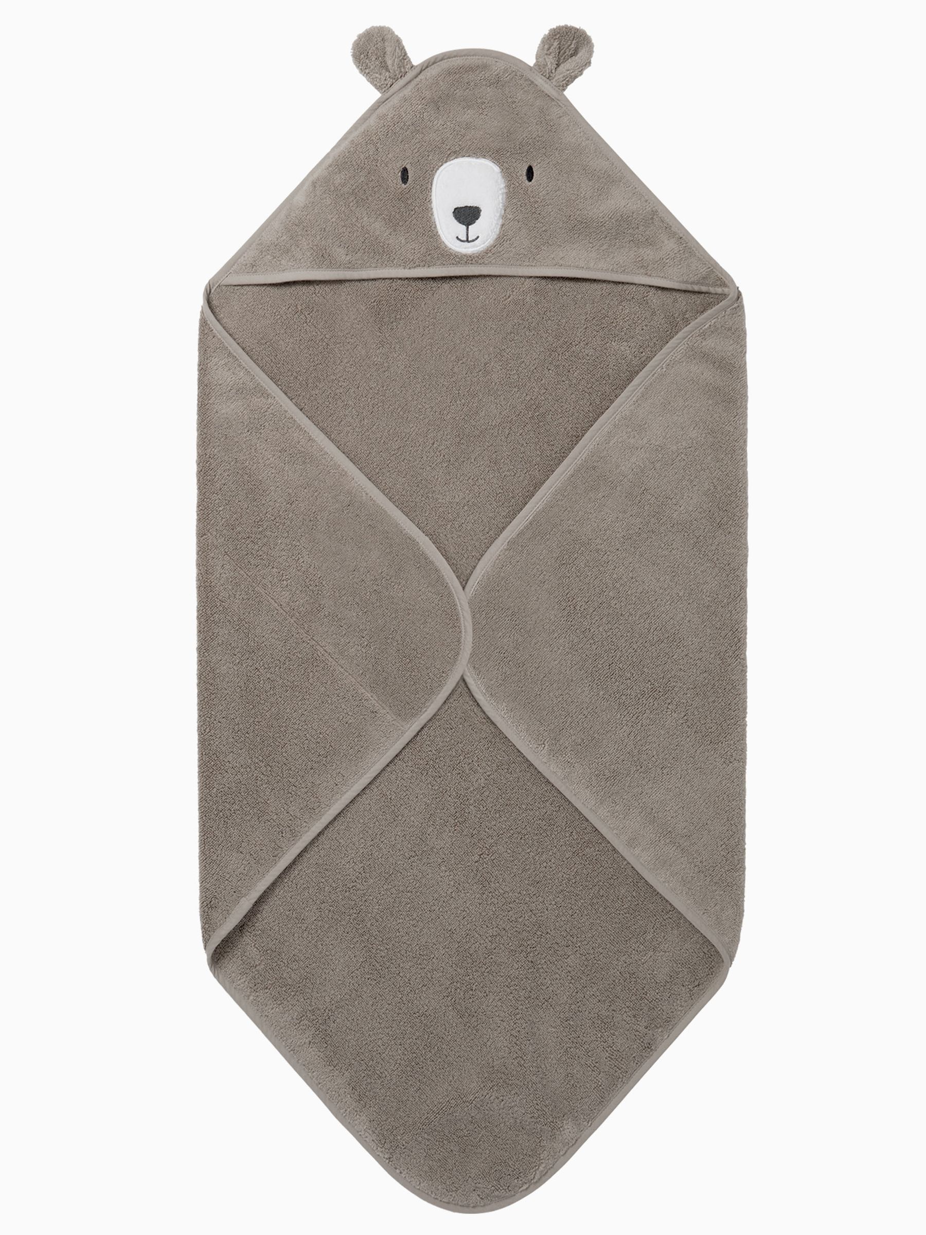 MORI Brown Bear Toddler Towel - Image 2 of 3 MORI Brown Bear Toddler Towel - Image 2 of 3