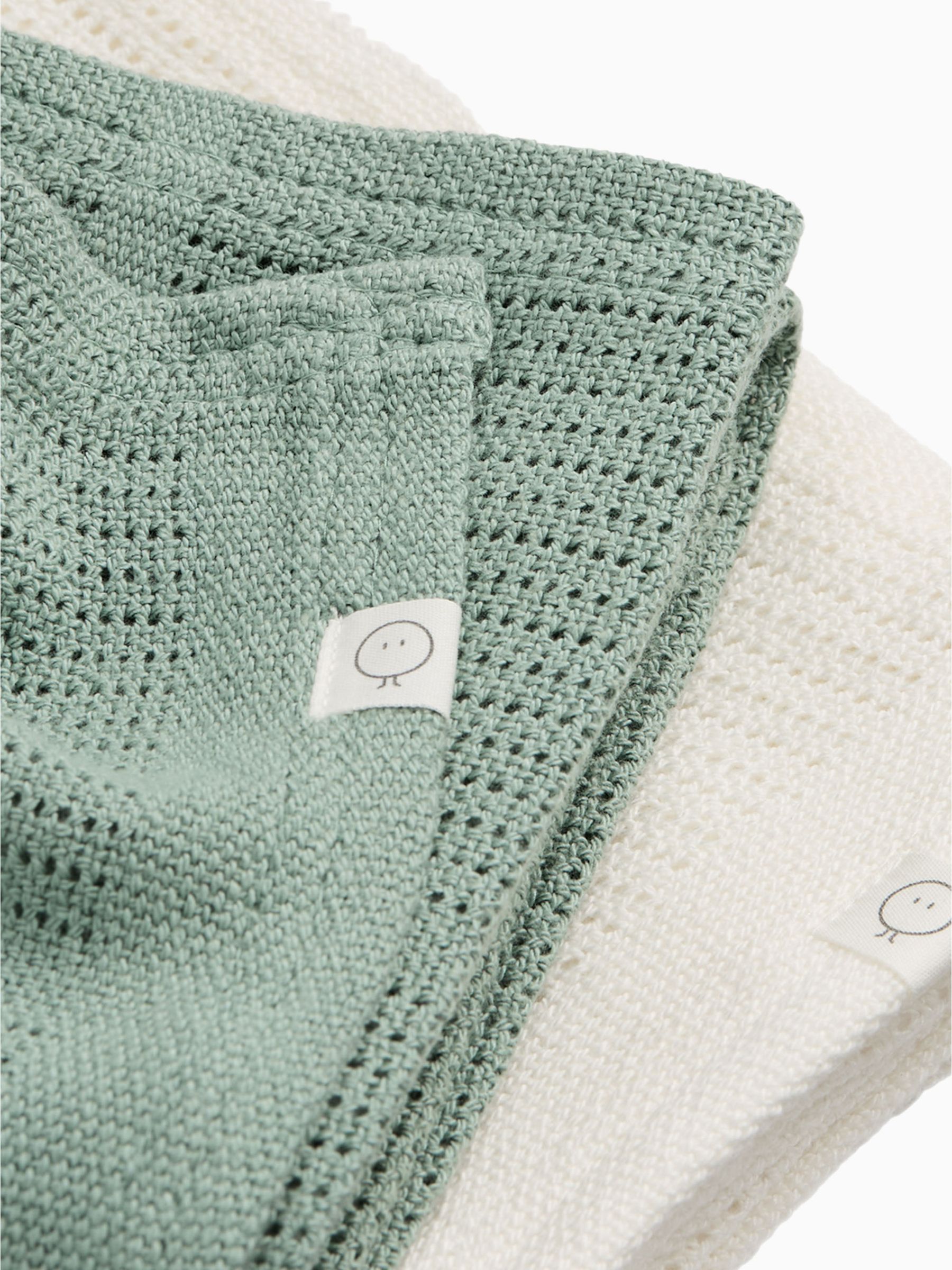 Mint Green Blanket 2 Pack - Image 3 of 4
