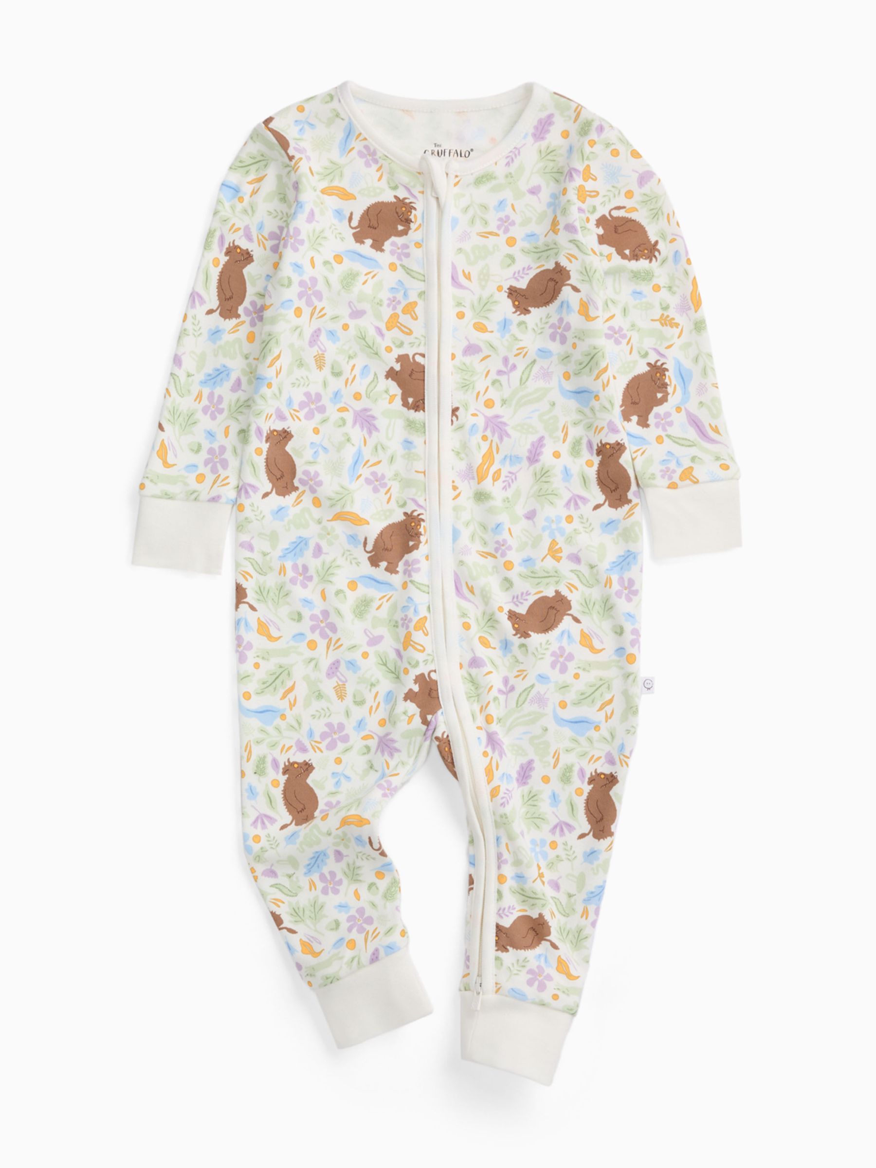 MORI Natural Gruffalo Two Way Zip Up Sleepsuit - Image 2 of 4