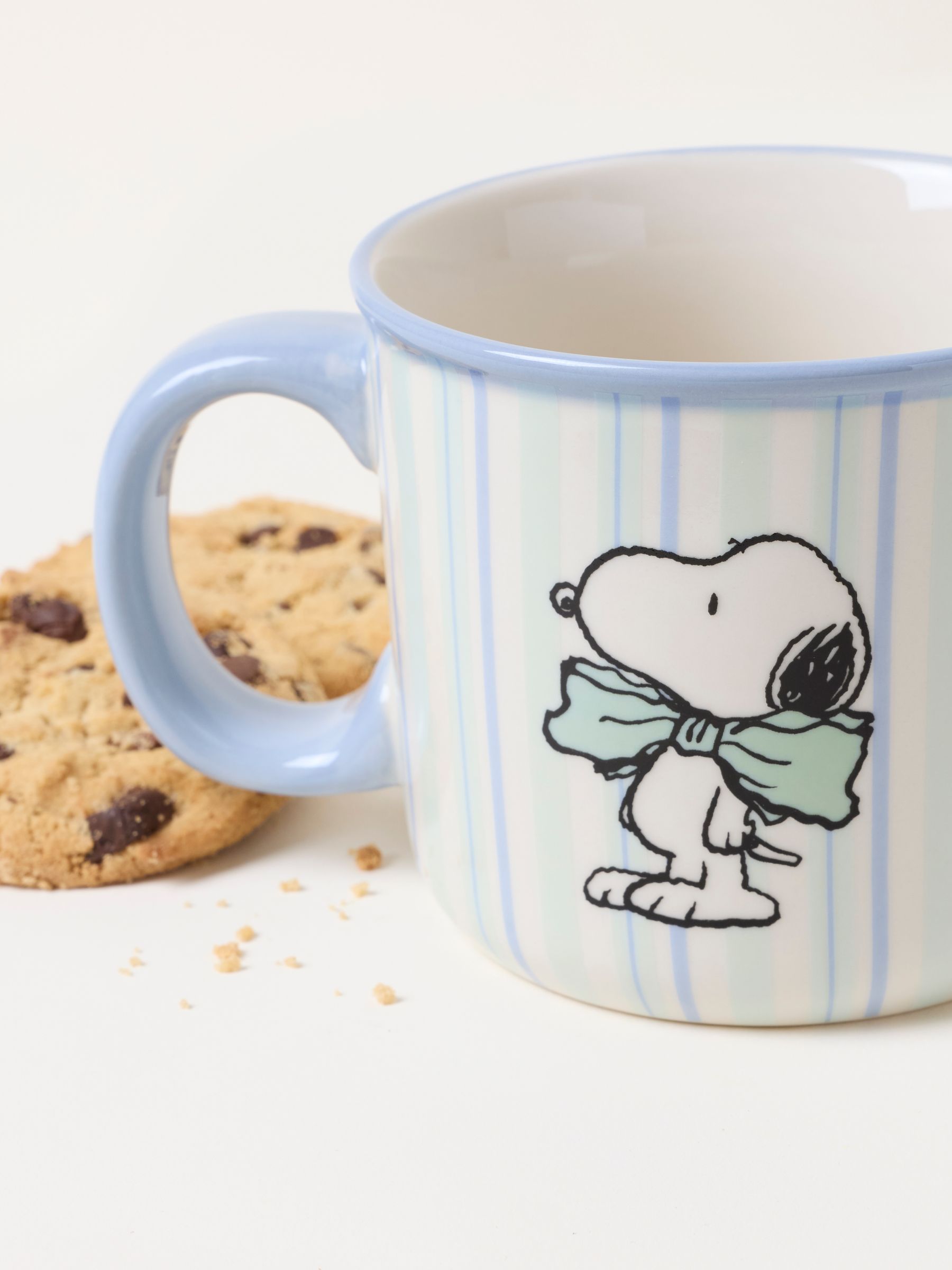 Green Haze Snoopy Stripe Ceramic Mug - Image 2 of 3 Green Haze Snoopy Stripe Ceramic Mug - Image 2 of 3