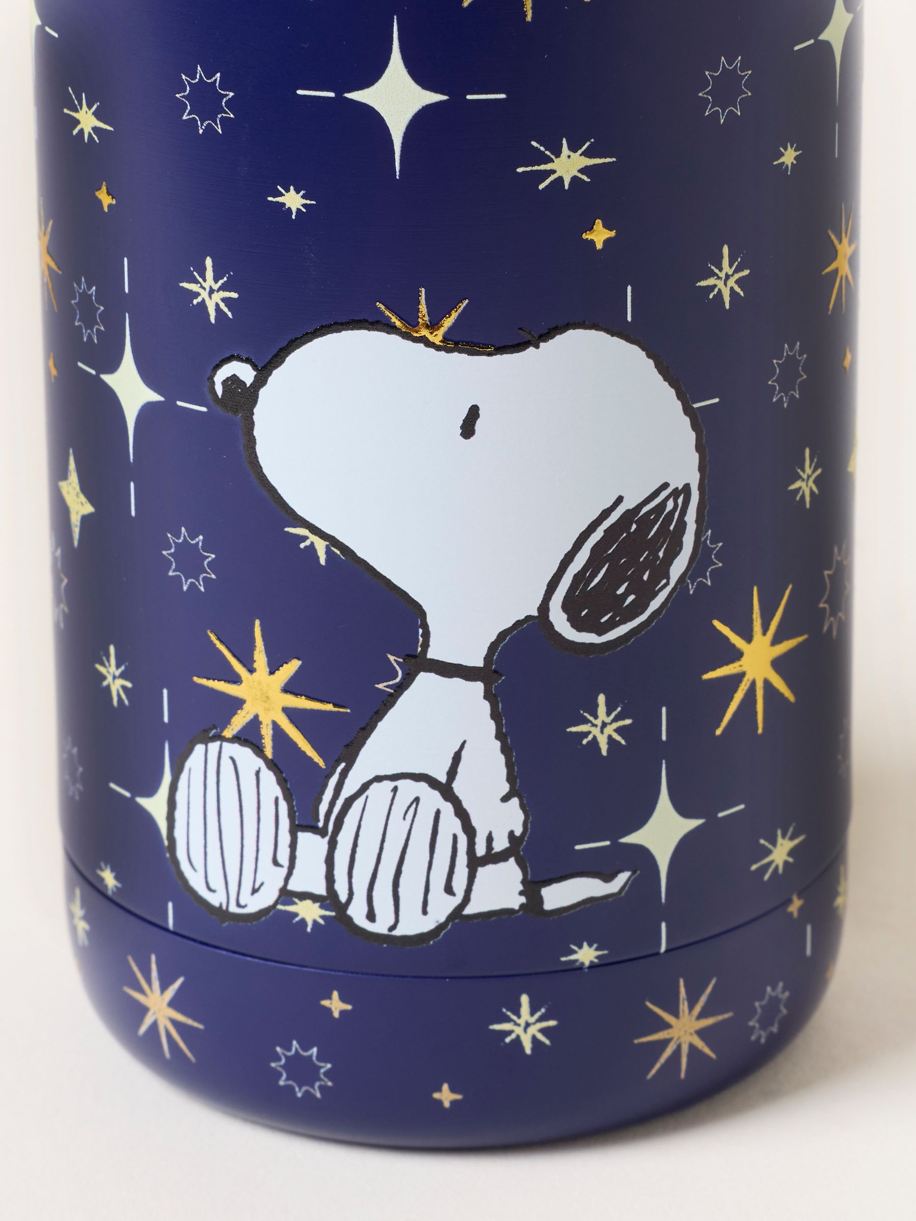 Navy Snoopy Star Printed Water Bottle - Image 3 of 3 Navy Snoopy Star Printed Water Bottle - Image 3 of 3