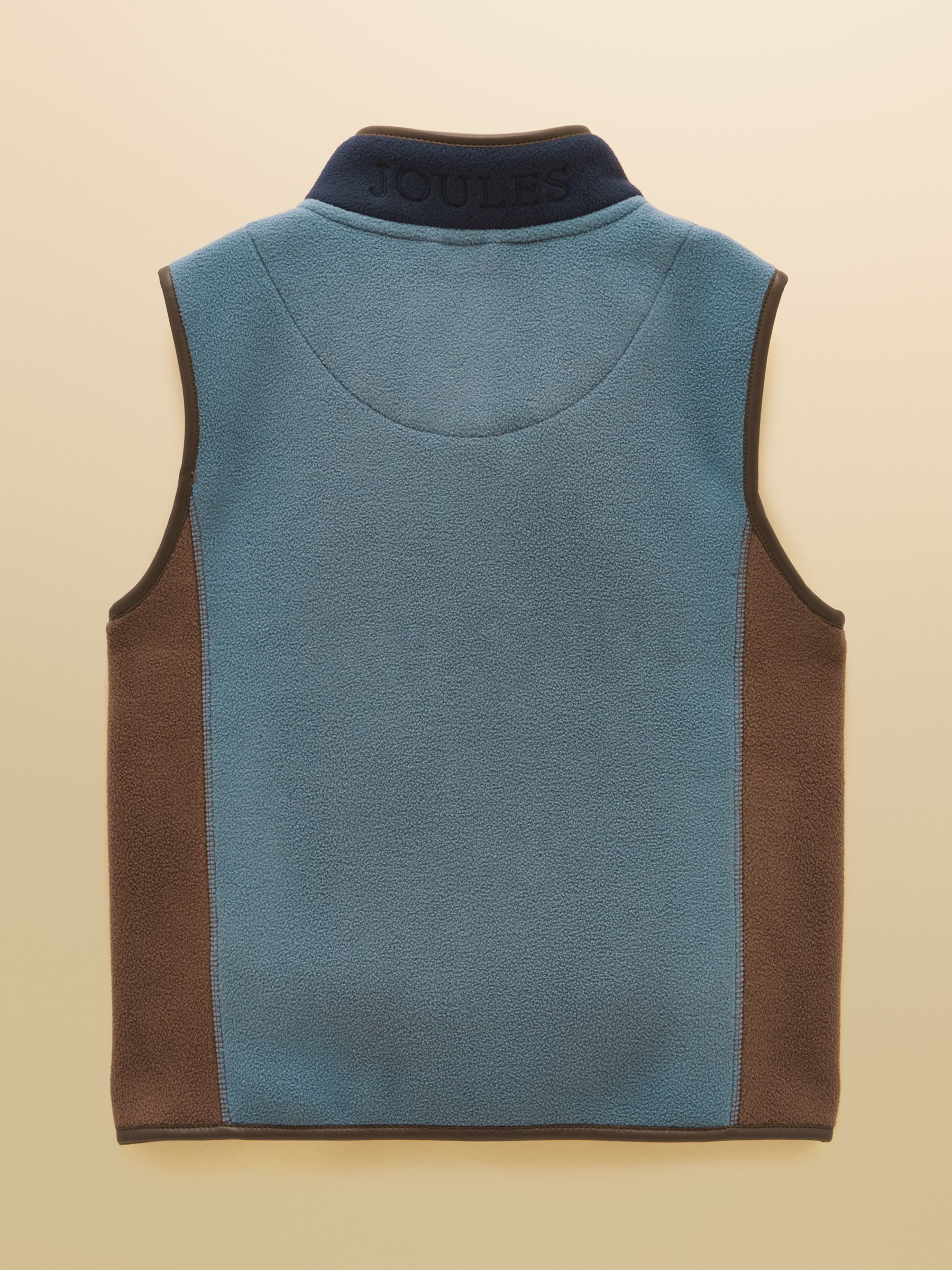 Kids' Heritage Navy Colourblock Fleece Gilet - Image 2 of 5