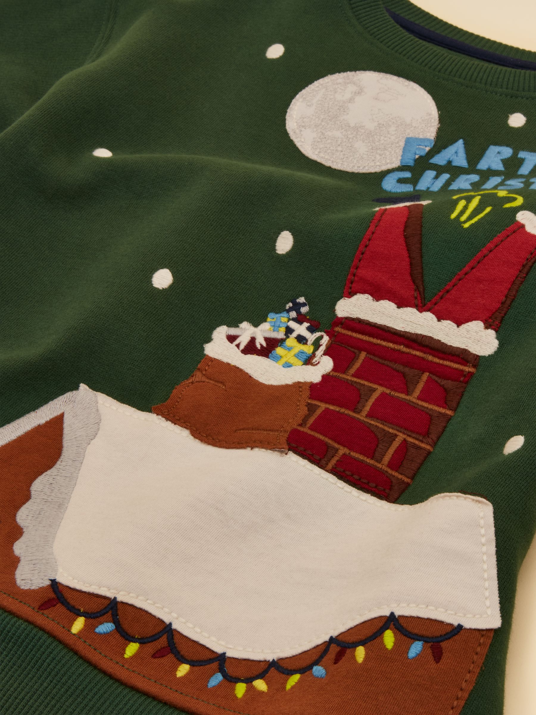 Kids' Hudson Green Applique Sweatshirt - Image 3 of 4