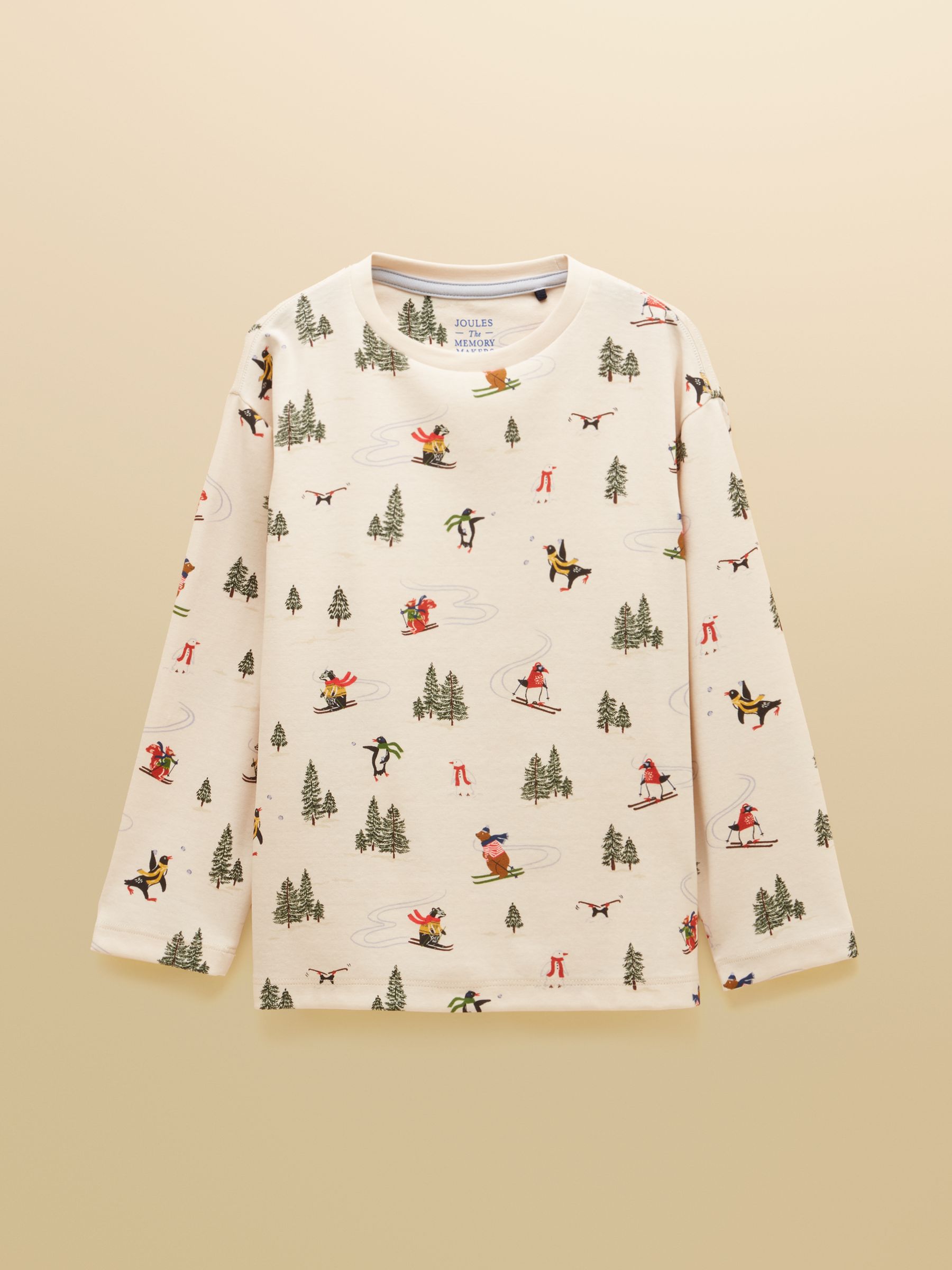 Boys' Kipwell Cream Long Sleeve Pyjama Set - Image 2 of 8