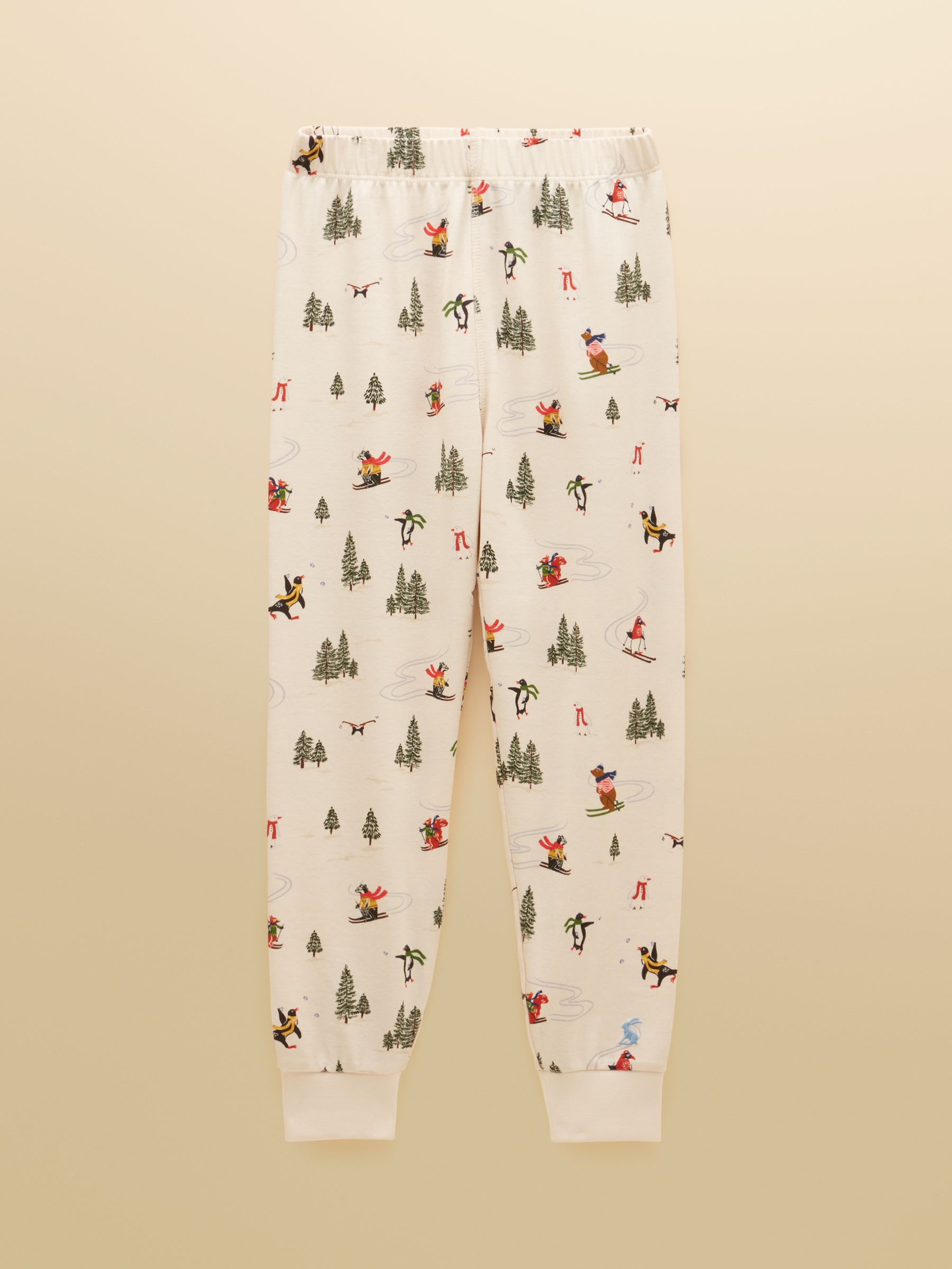 Boys' Kipwell Cream Long Sleeve Pyjama Set - Image 4 of 8