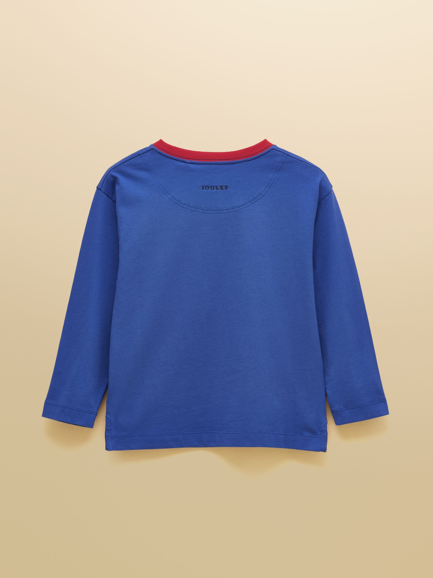 Boys' Finlay Blue Graphic Long Sleeve Top - Image 2 of 4