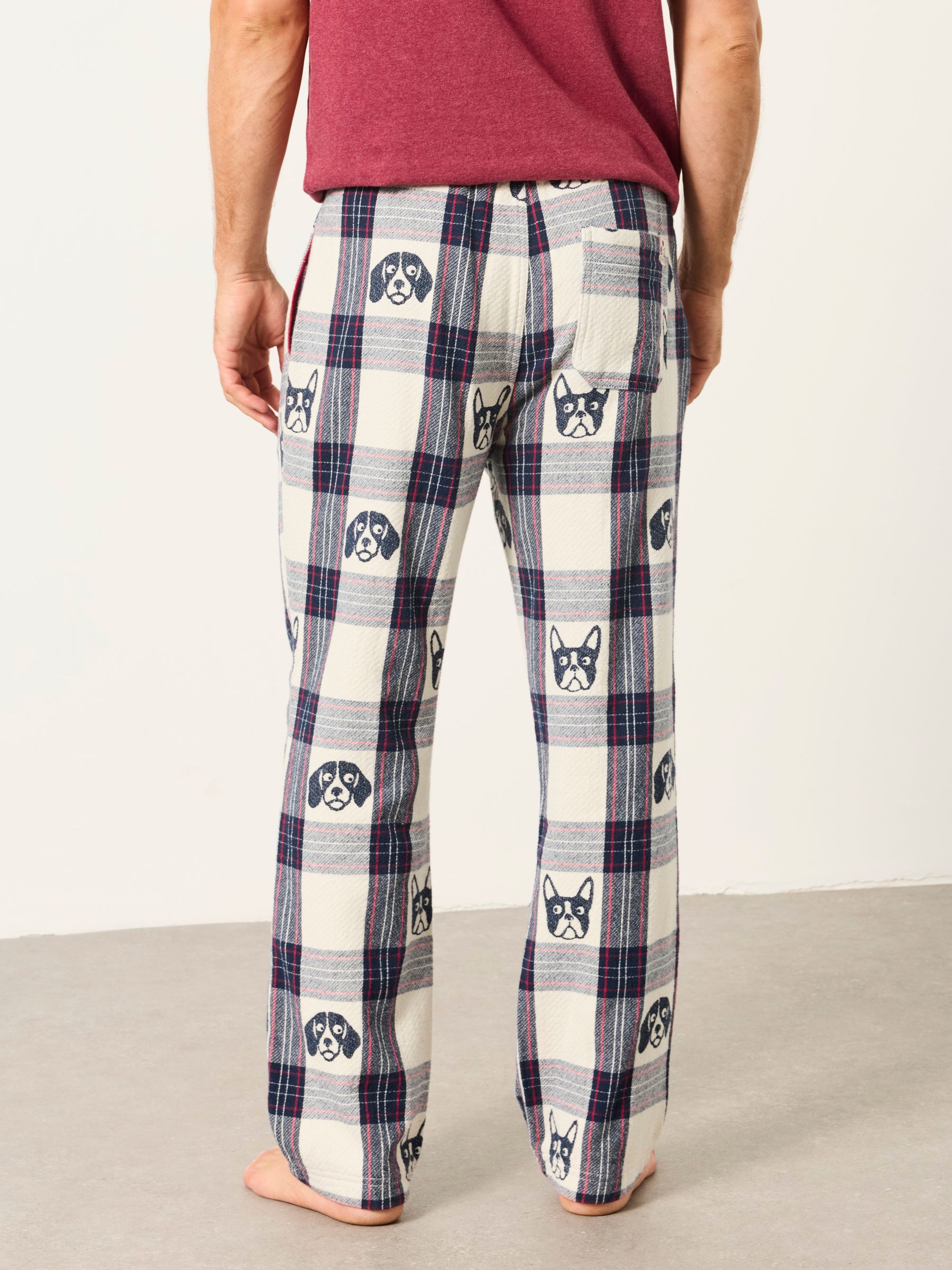 Natural Dog Jacquard Pyjama Bottom - Image 2 of 4