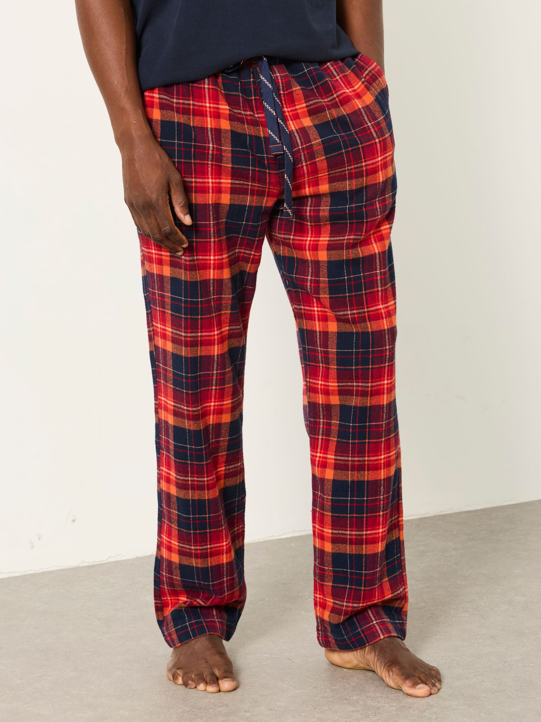 Melby Red Check Pyjama Bottom - Image 1 of 6