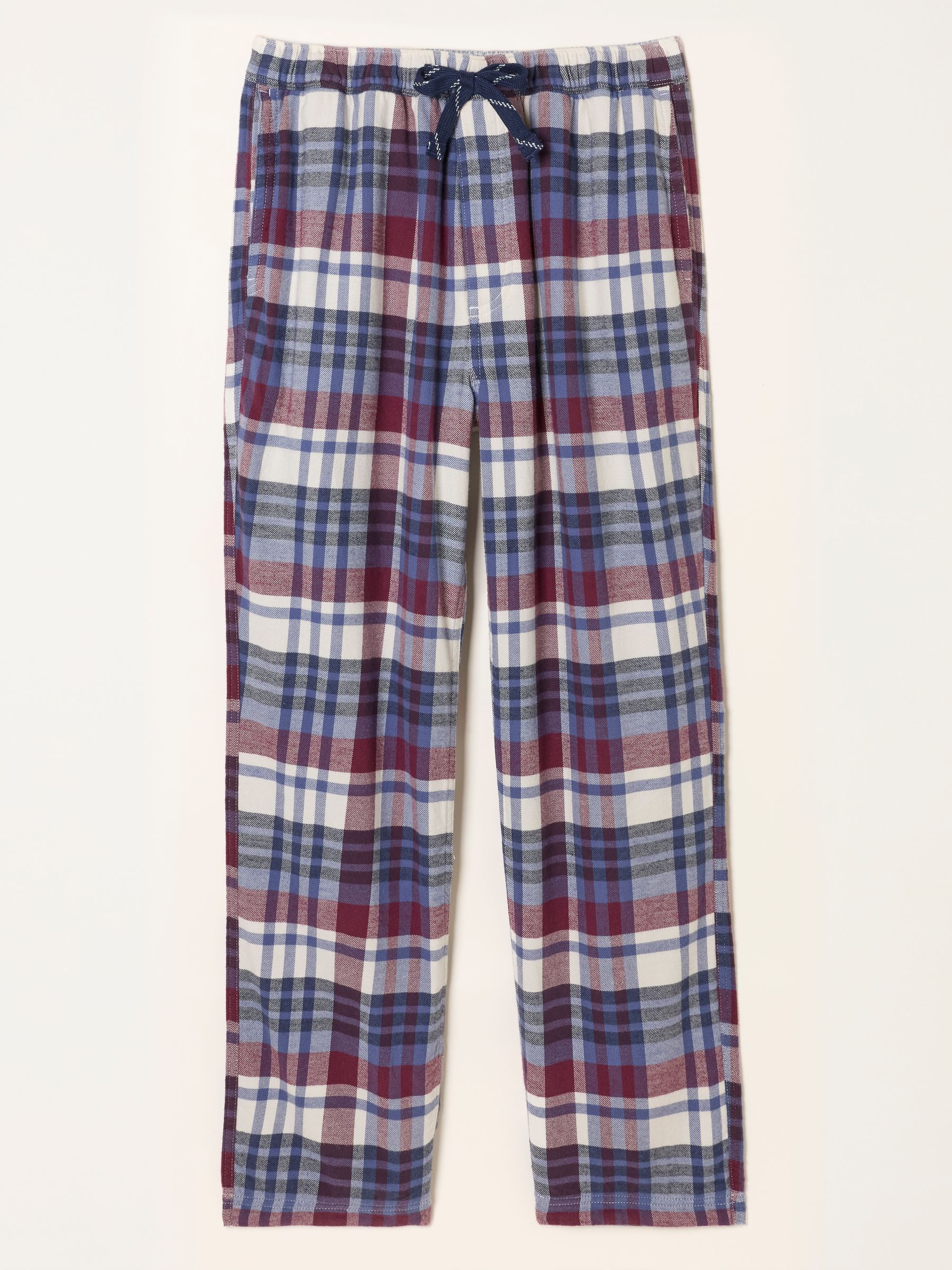 Denny Plum Purple Check Pyjama Bottom - Image 7 of 7 Denny Plum Purple Check Pyjama Bottom - Image 7 of 7
