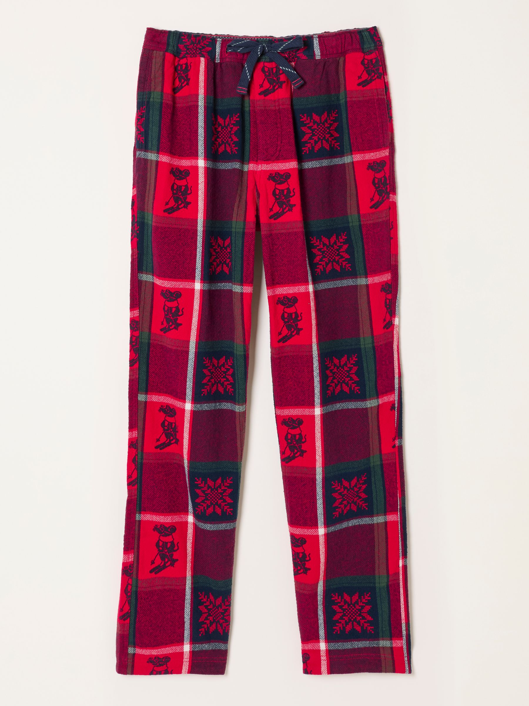 Red Shelter Jacquard Christmas Pyjama Bottoms - Image 6 of 6