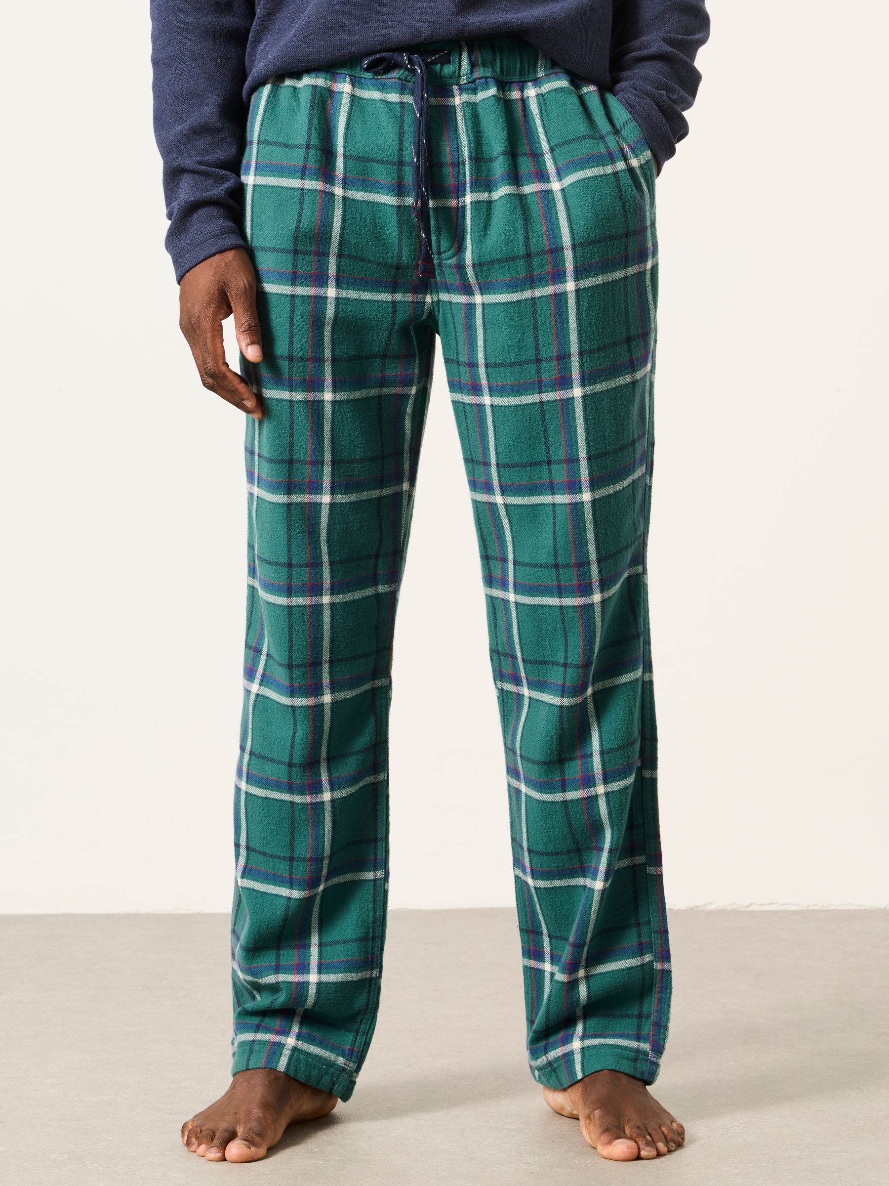 Green Norton Check Pyjama Bottom - Image 1 of 6