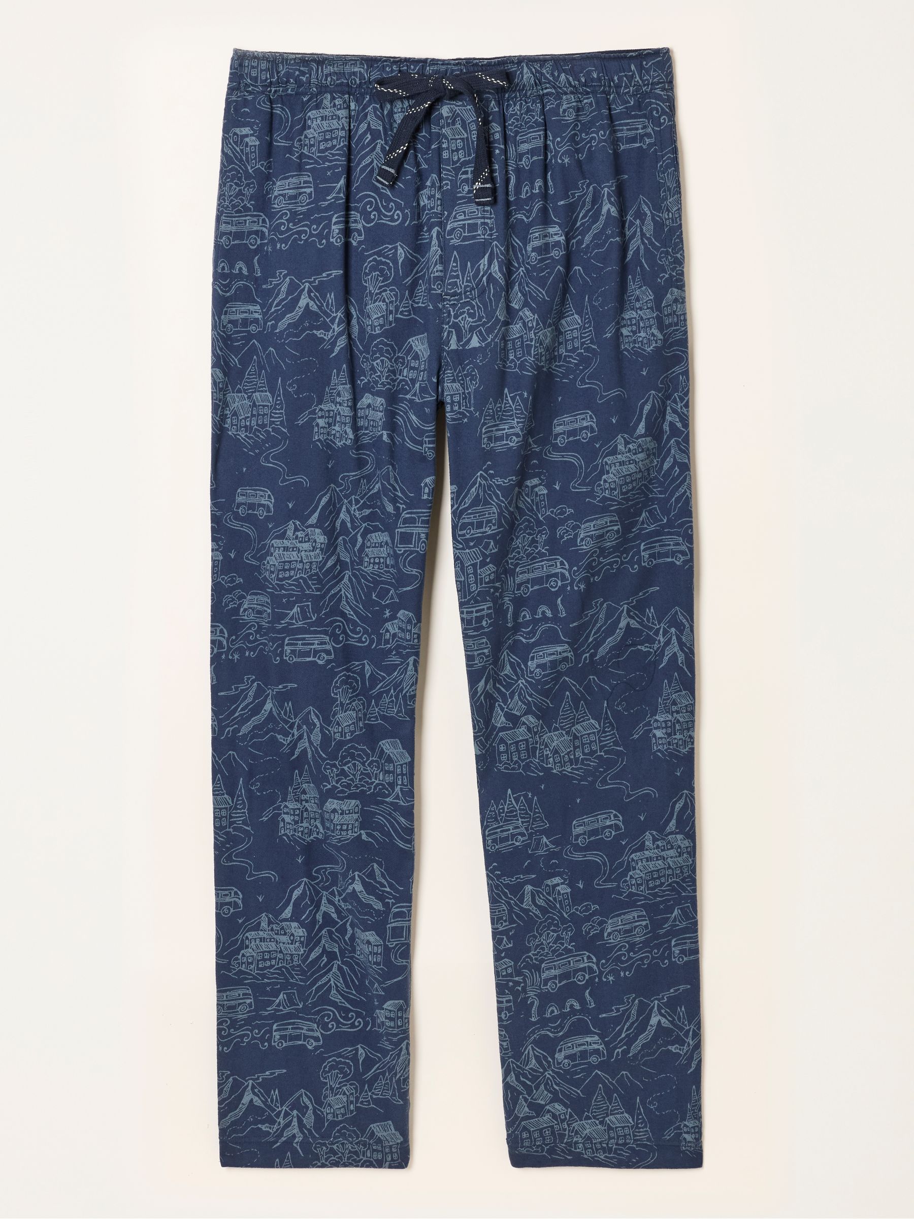Navy VW Print Pyjama Bottom - Image 6 of 6