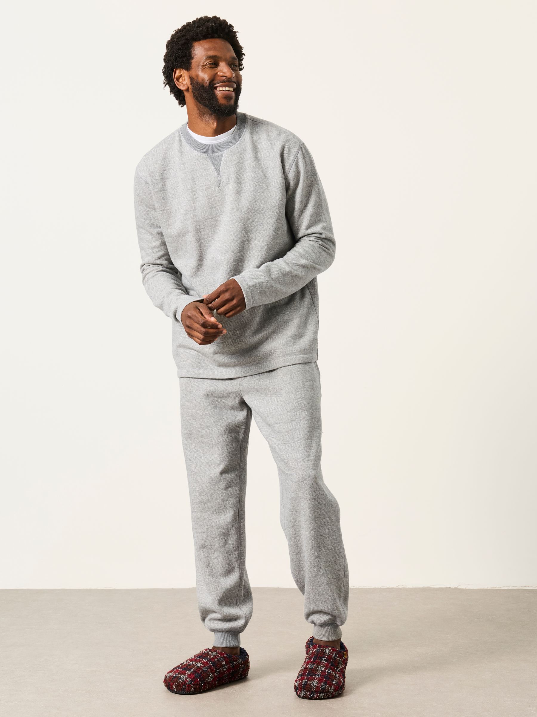 Grey Melrose Long Sleeve Lounge Top - Image 4 of 7