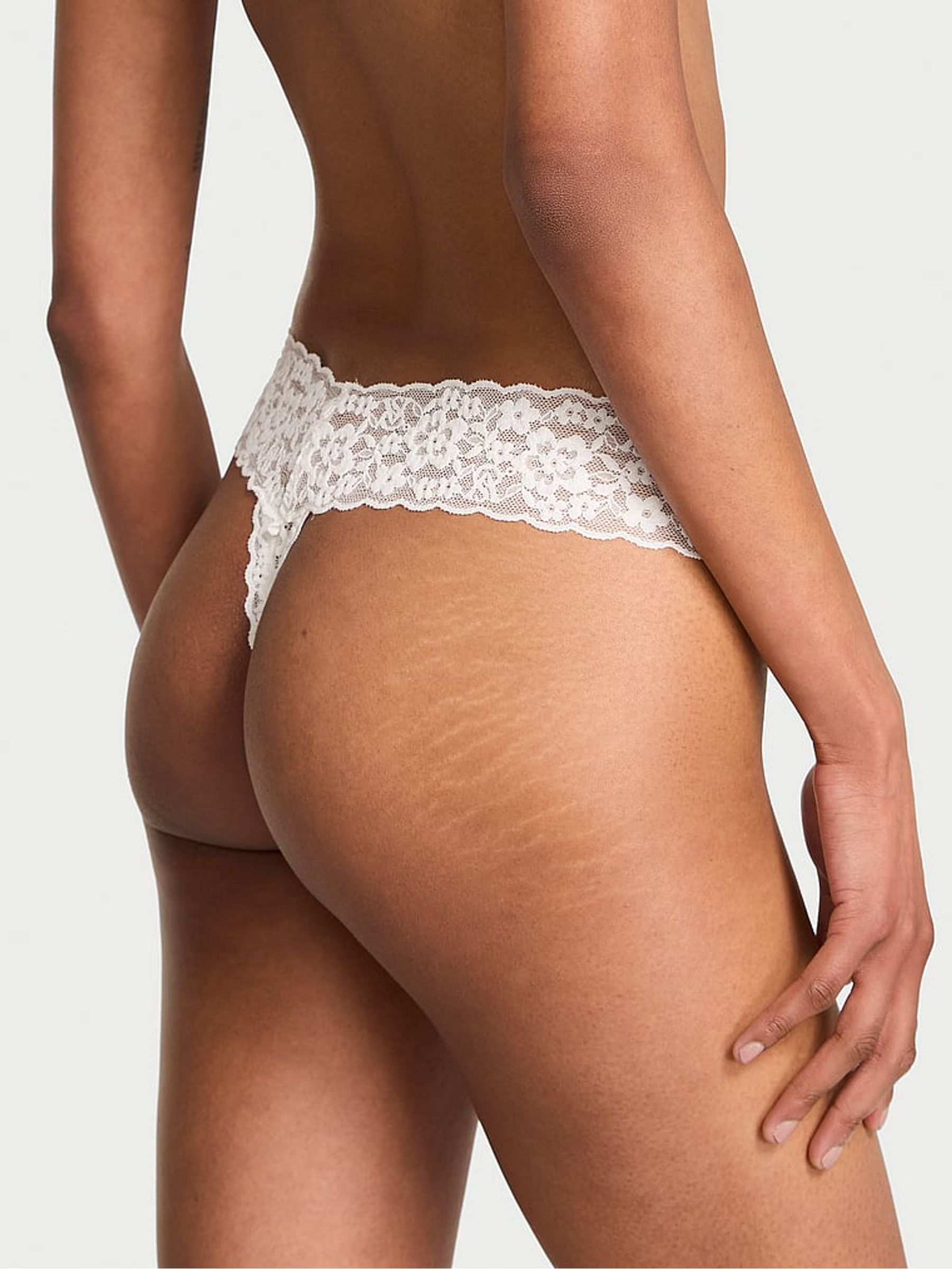 White/Purple/Black/Pink/Nude Thong 7 Pack Knickers - Image 3 of 3