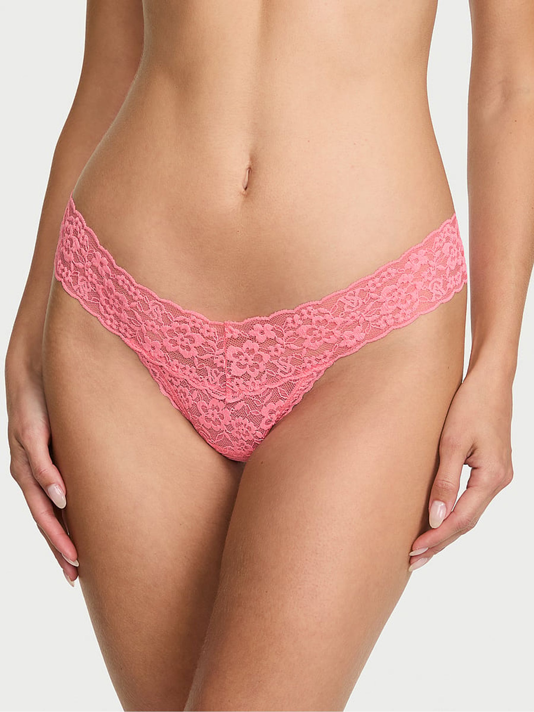 Pink Cocktail Thong Keyhole Knickers - Image 1 of 2 Pink Cocktail Thong Keyhole Knickers - Image 1 of 2