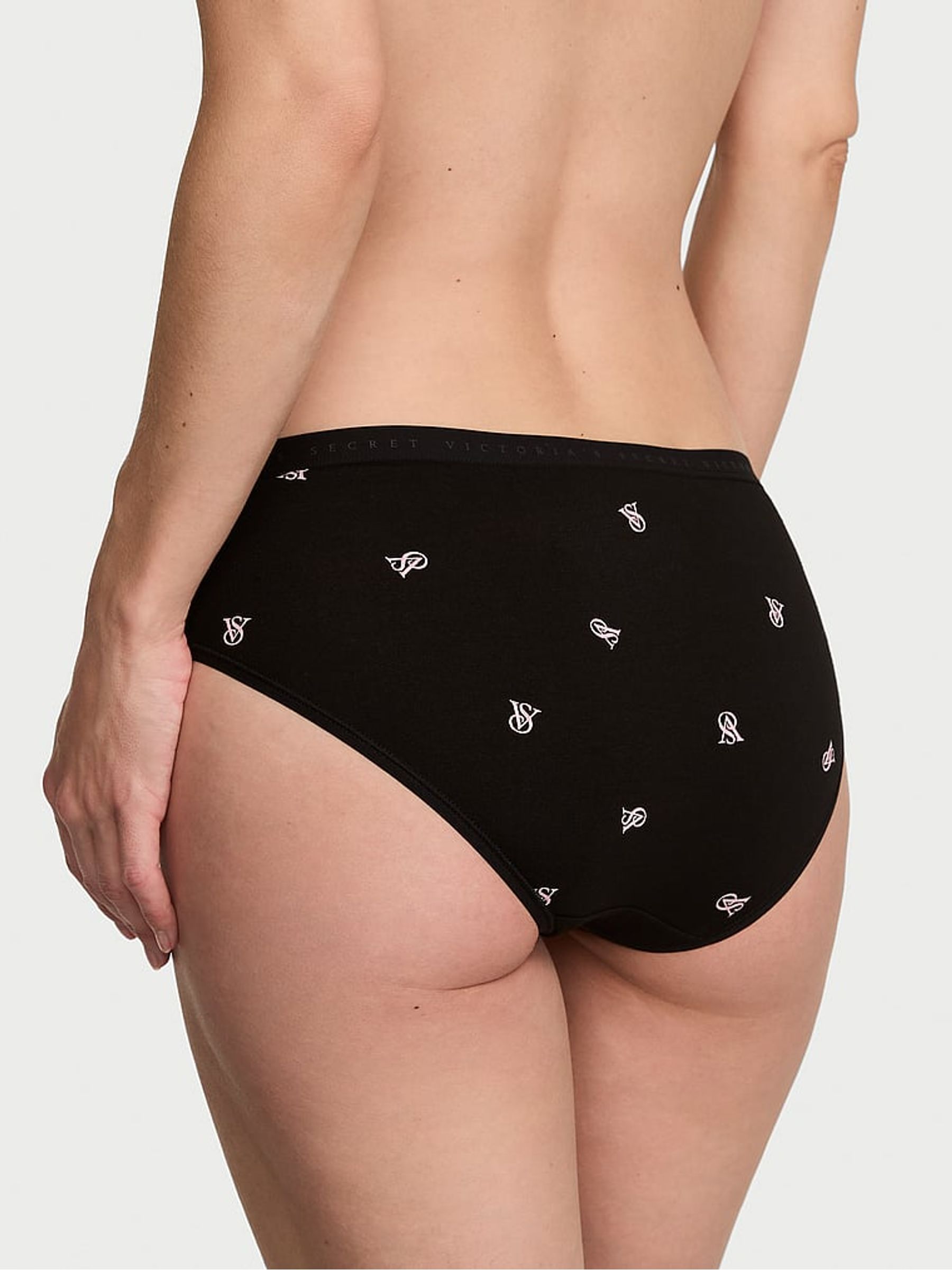 Black VS Lockup Hipster Knickers - Image 2 of 2