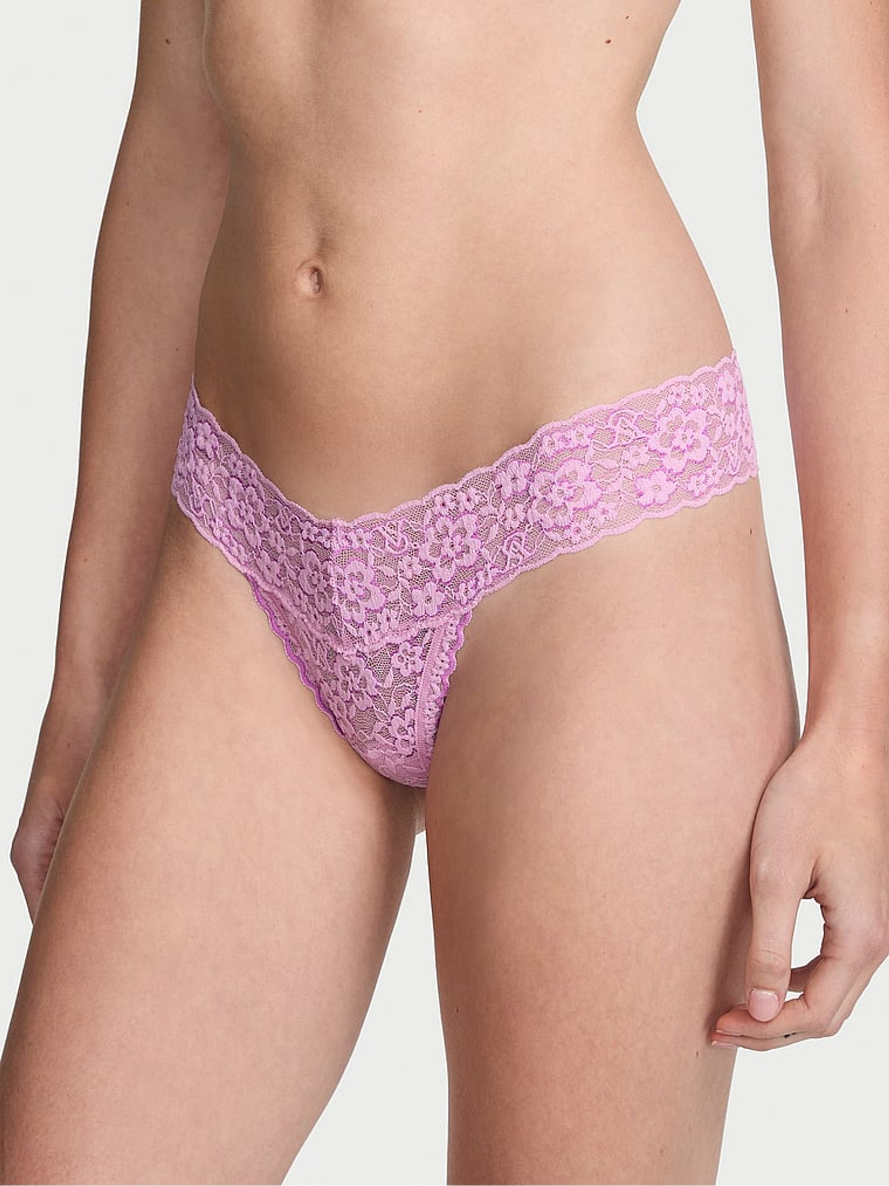 Bikini Pink Thong Knickers - Image 1 of 2