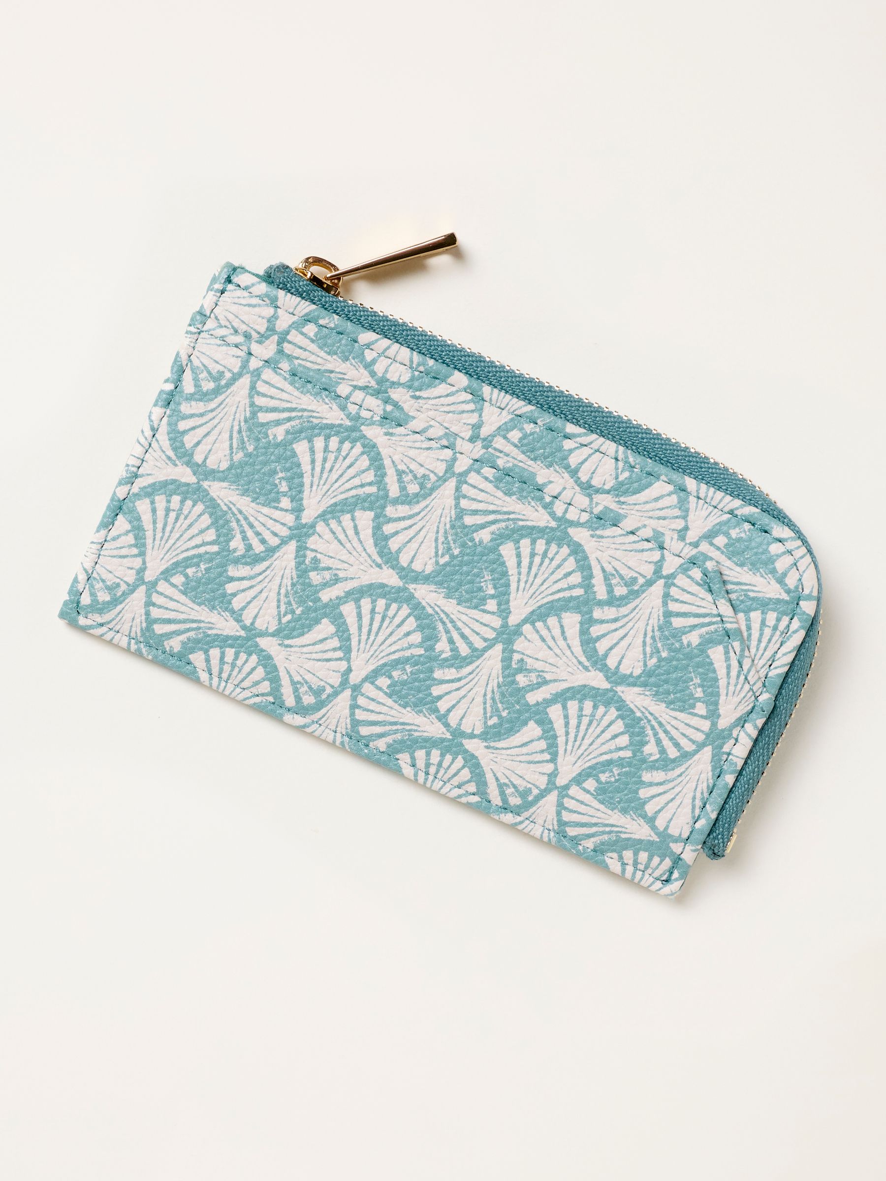 Green Shell Printed Card Holder - Image 1 of 3