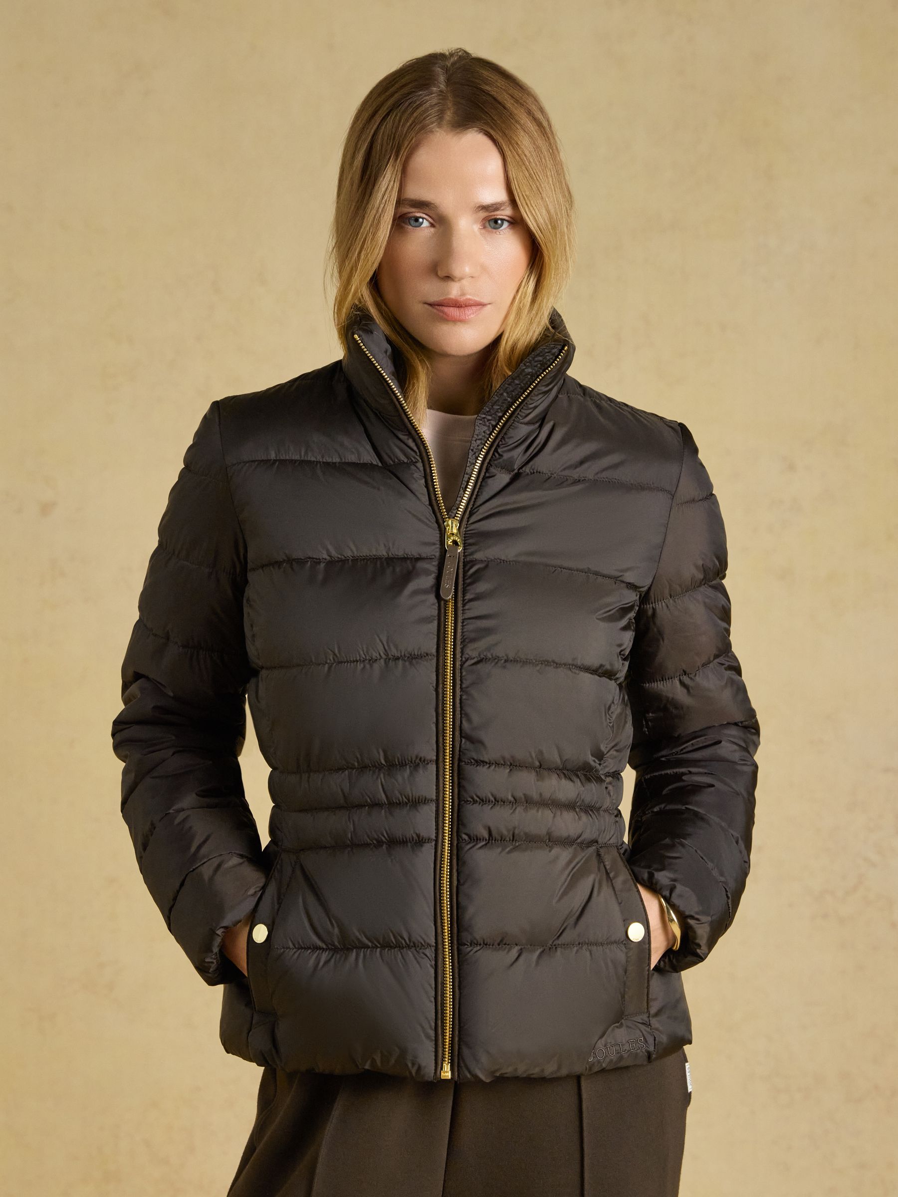 Paddock Chocolate Brown Showerproof Padded Coat - Image 1 of 8