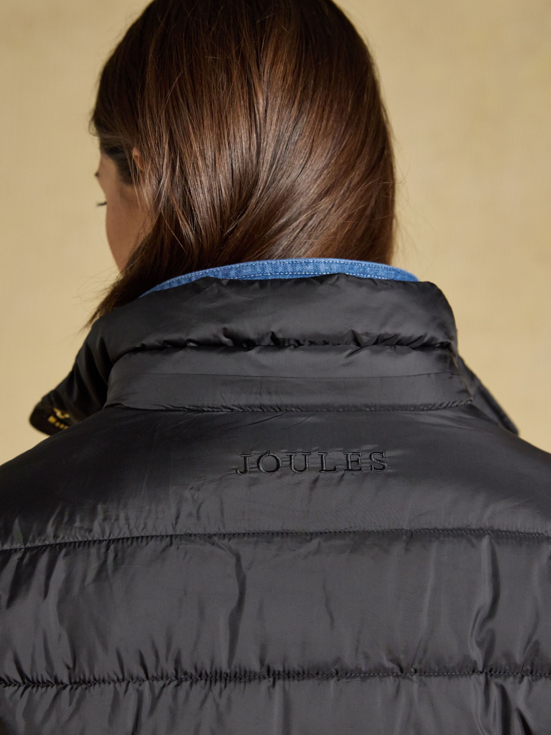 Windborough Black Showerproof Longline Padded Coat with Hood - Image 5 of 10