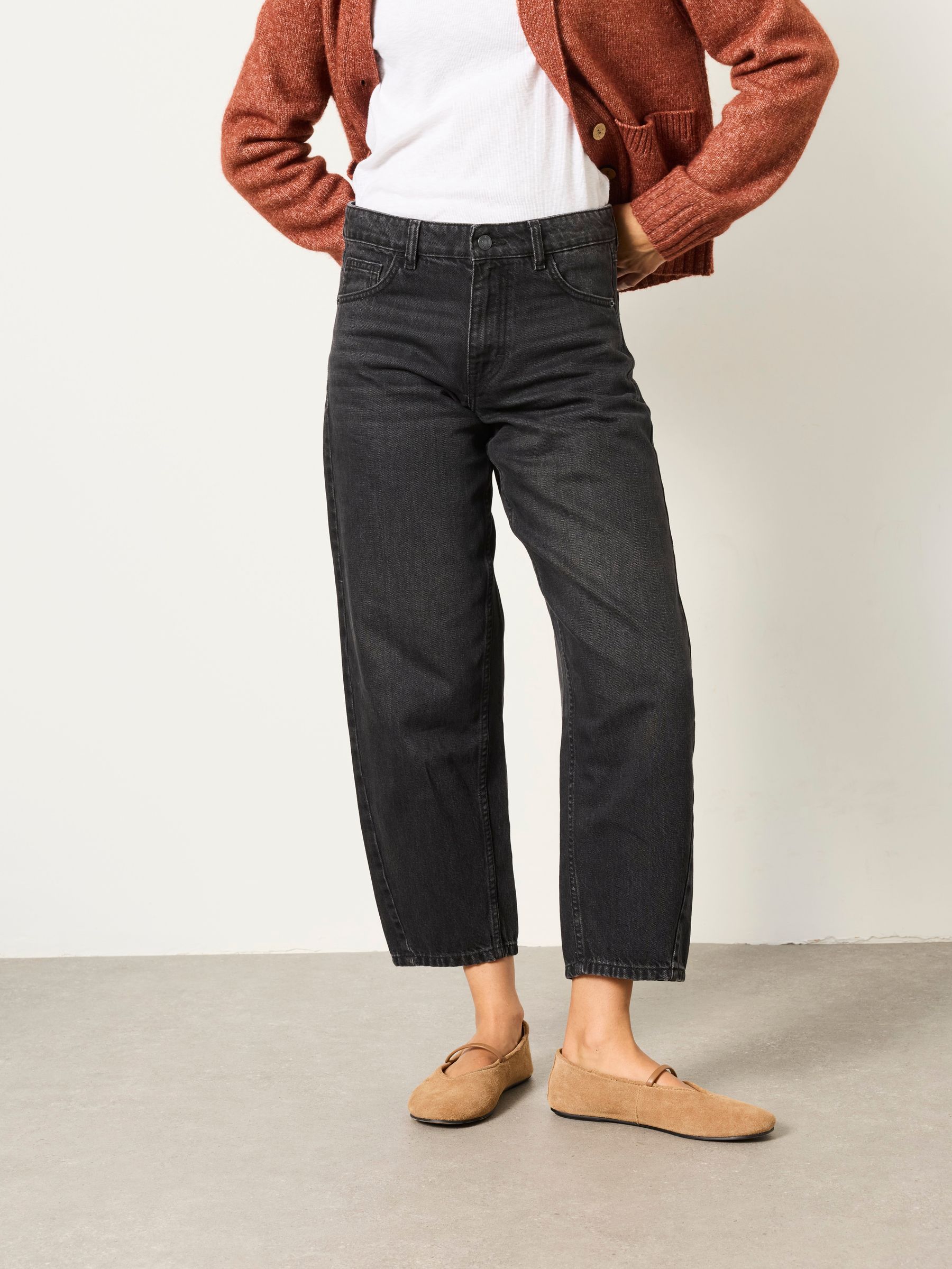 Camber Washed Black Barrel Jeans - Image 1 of 6