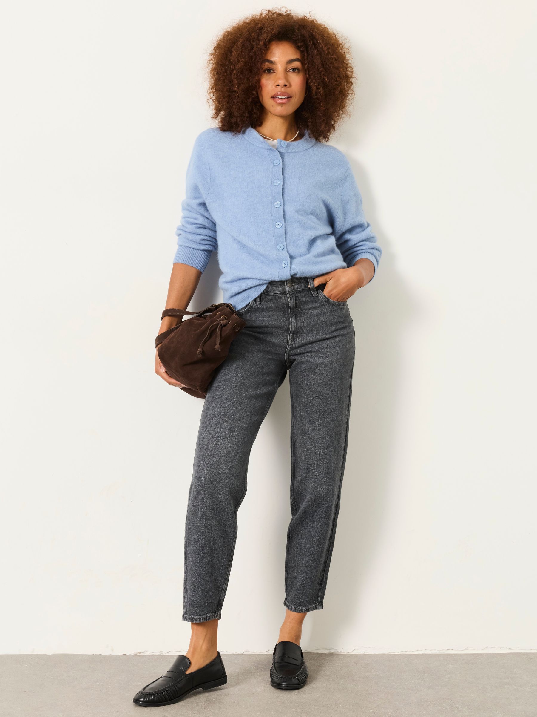 Marlow Grey Taper Leg Jeans - Image 3 of 7