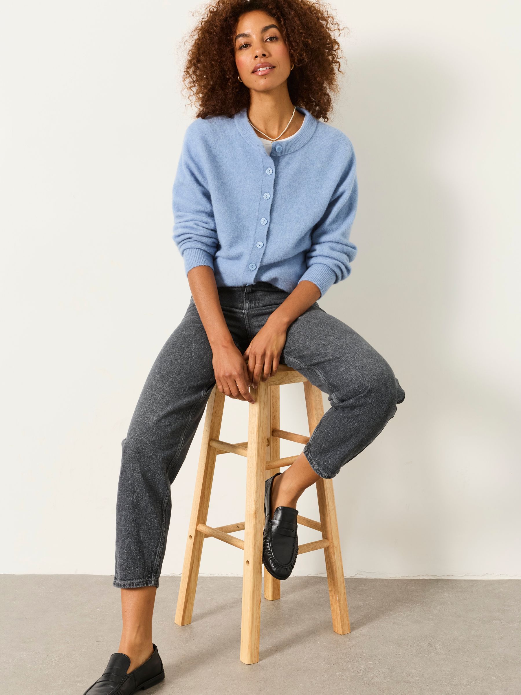 Marlow Grey Taper Leg Jeans - Image 6 of 7