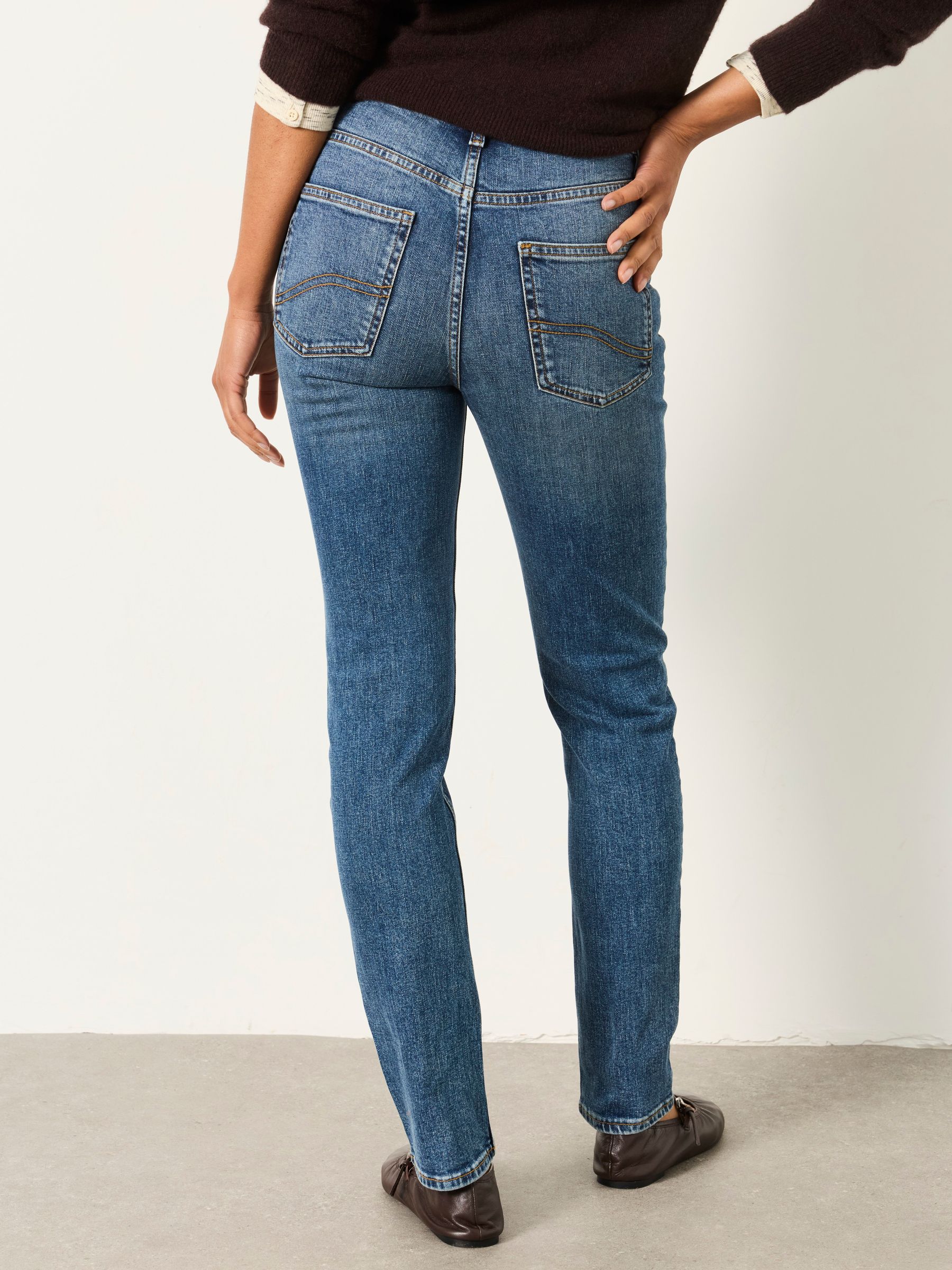 Shenley Blue Denim Slim leg Jeans - Image 2 of 7