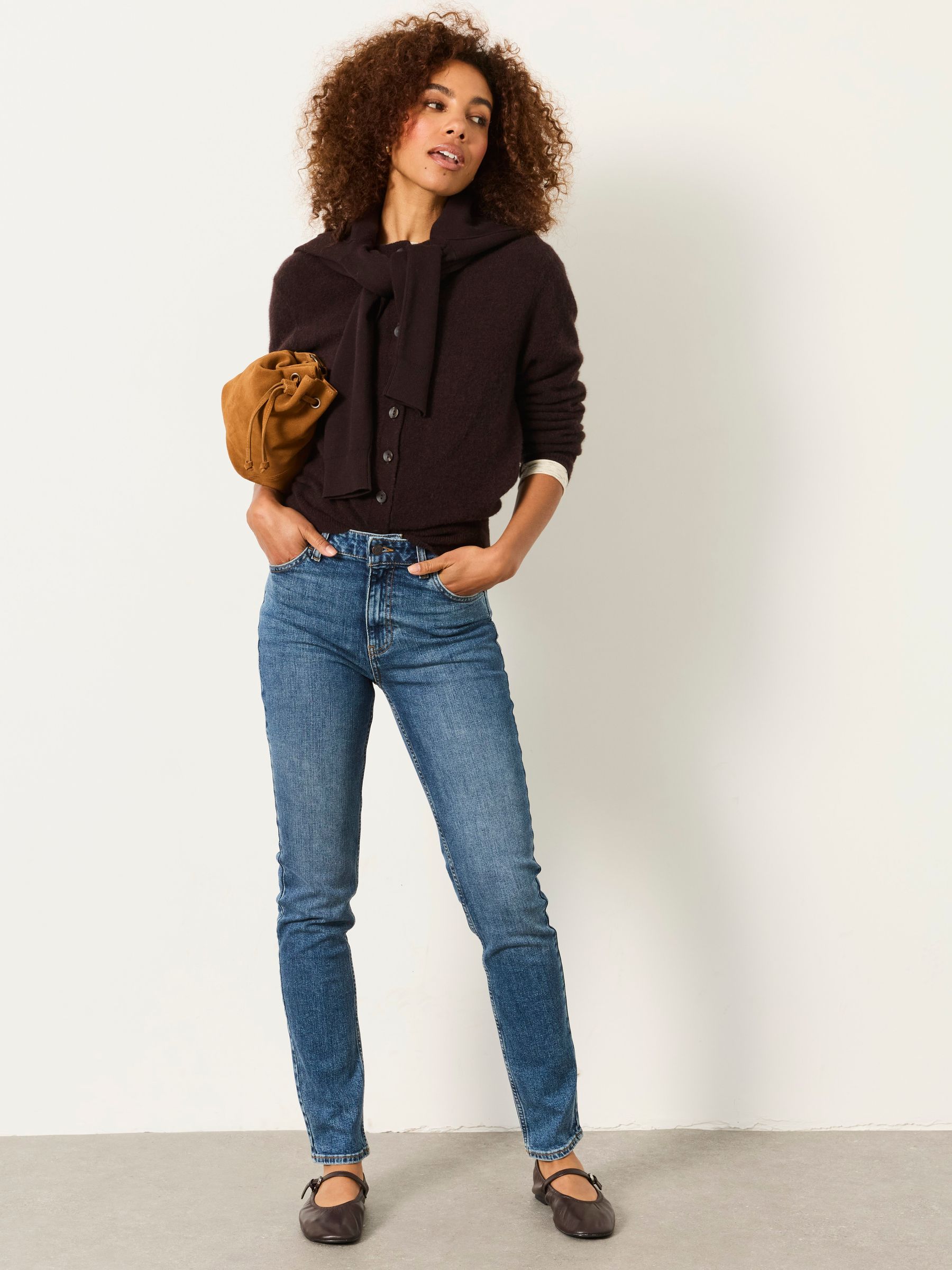 Shenley Blue Denim Slim leg Jeans - Image 4 of 7