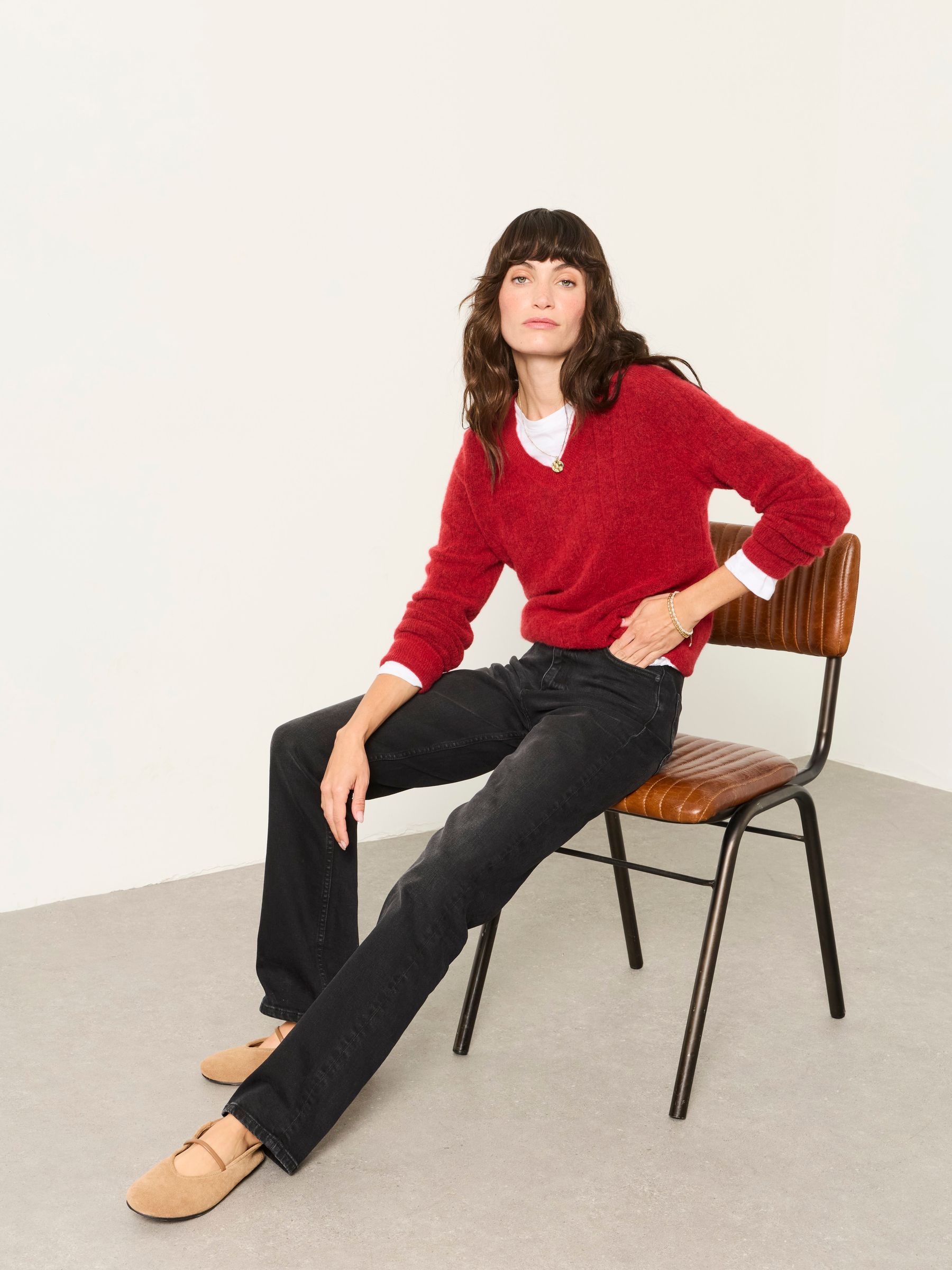 Carmel Washed Black Regular Washed Jeans - Image 6 of 7