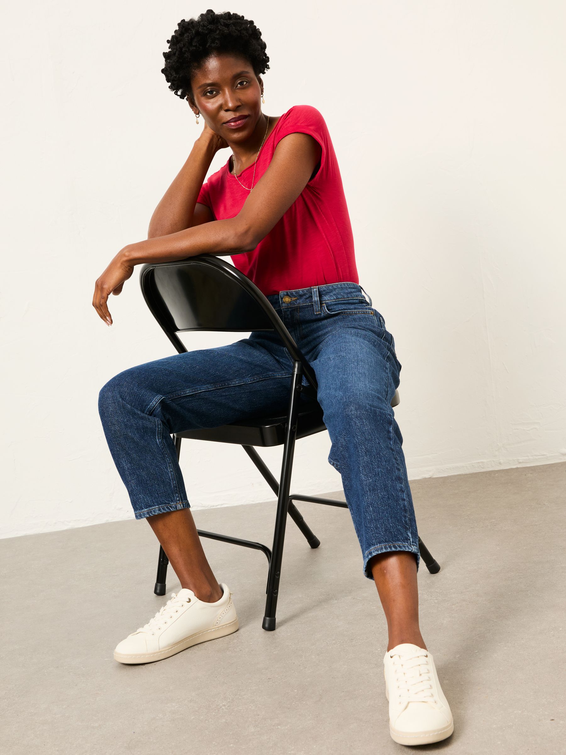 Marlow Dark Blue Denim Jeans - Image 5 of 6