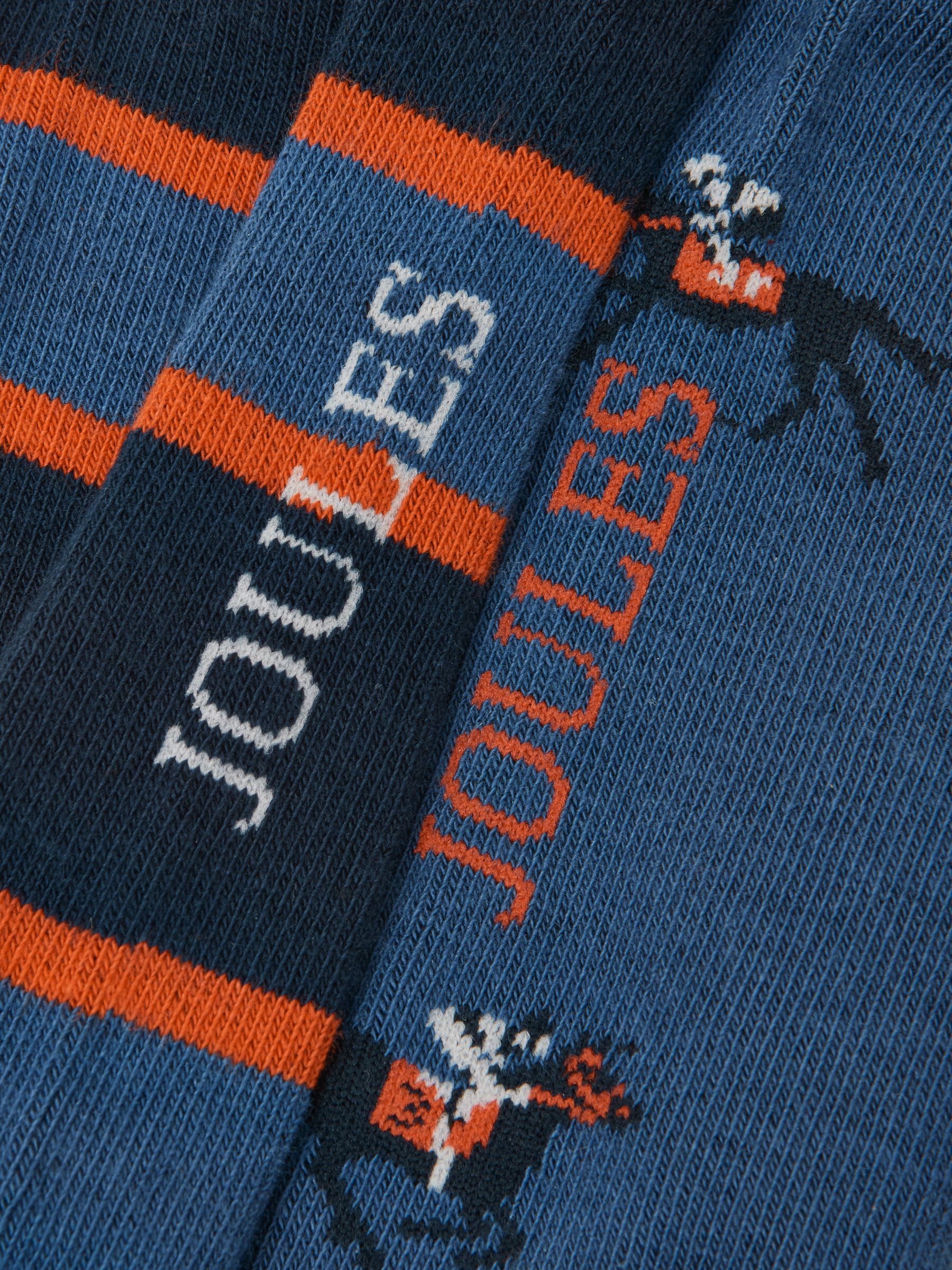 Men's Kingsbury Blue Jockey Socks 2 Pack (size 7-12) - Image 3 of 3 Men's Kingsbury Blue Jockey Socks 2 Pack (size 7-12) - Image 3 of 3