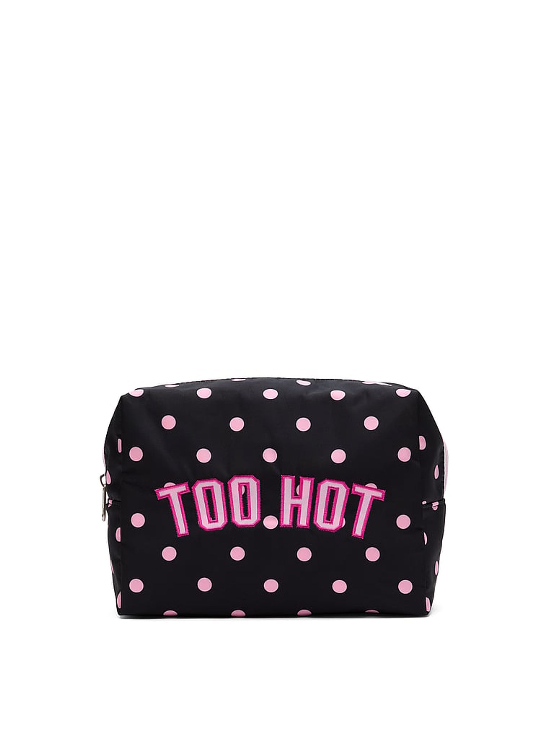 Black Polka Dot 3 Piece Makeup Bag - Image 2 of 3