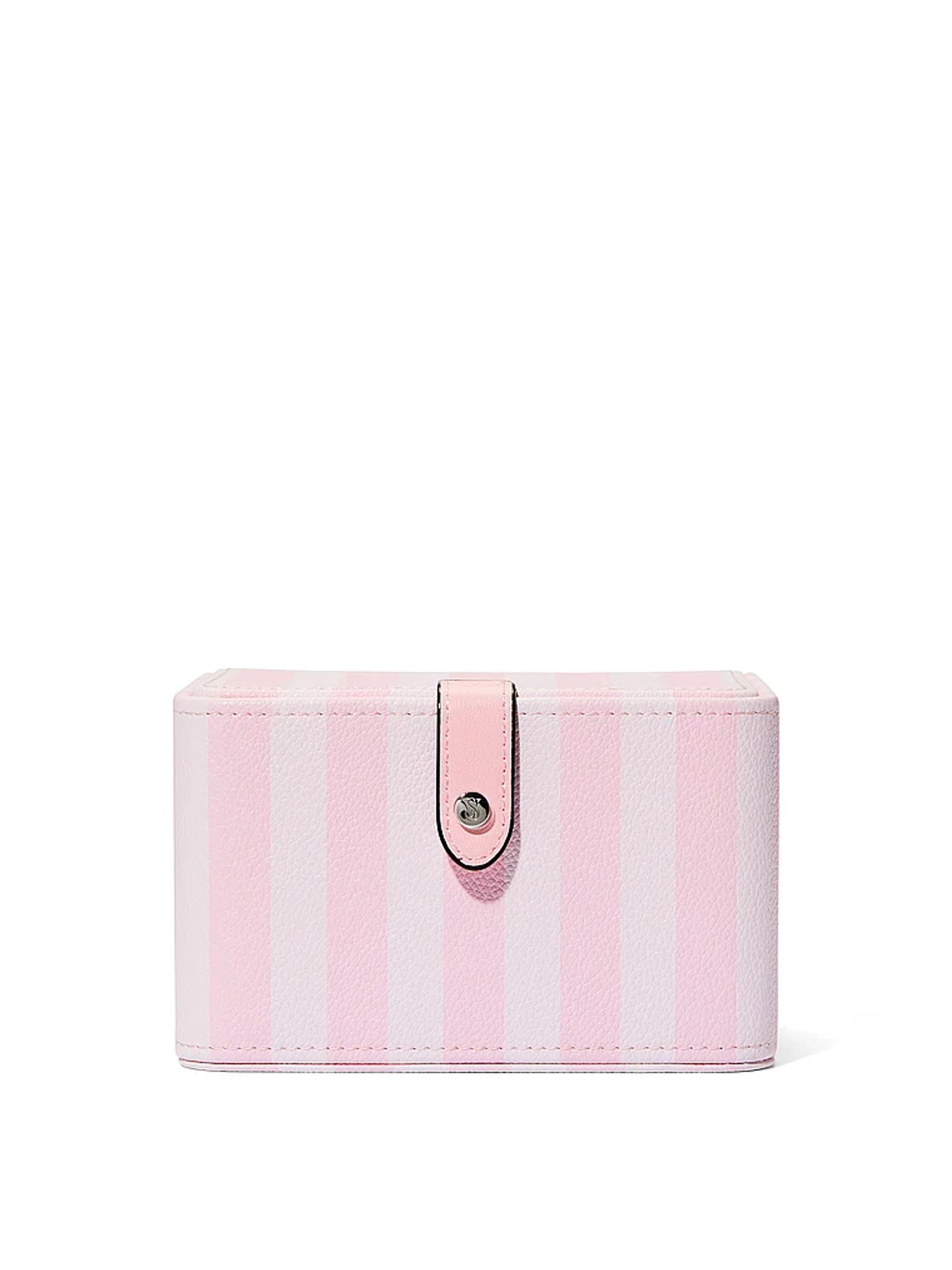 Pink Iconic Stripe Jewellery Box - Image 1 of 2 Pink Iconic Stripe Jewellery Box - Image 1 of 2