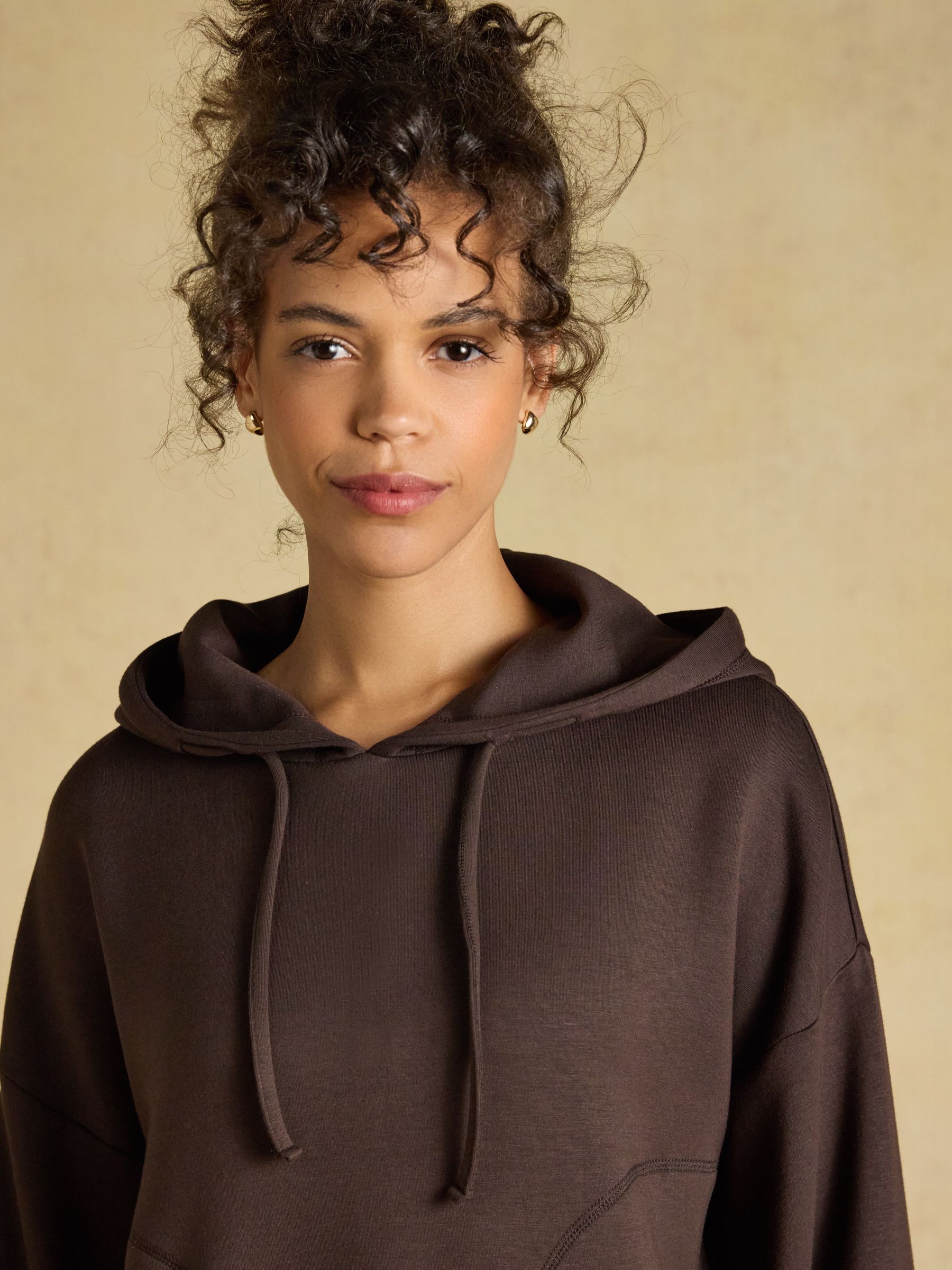 Chocolate Brown Soft Hoodie - Image 4 of 7