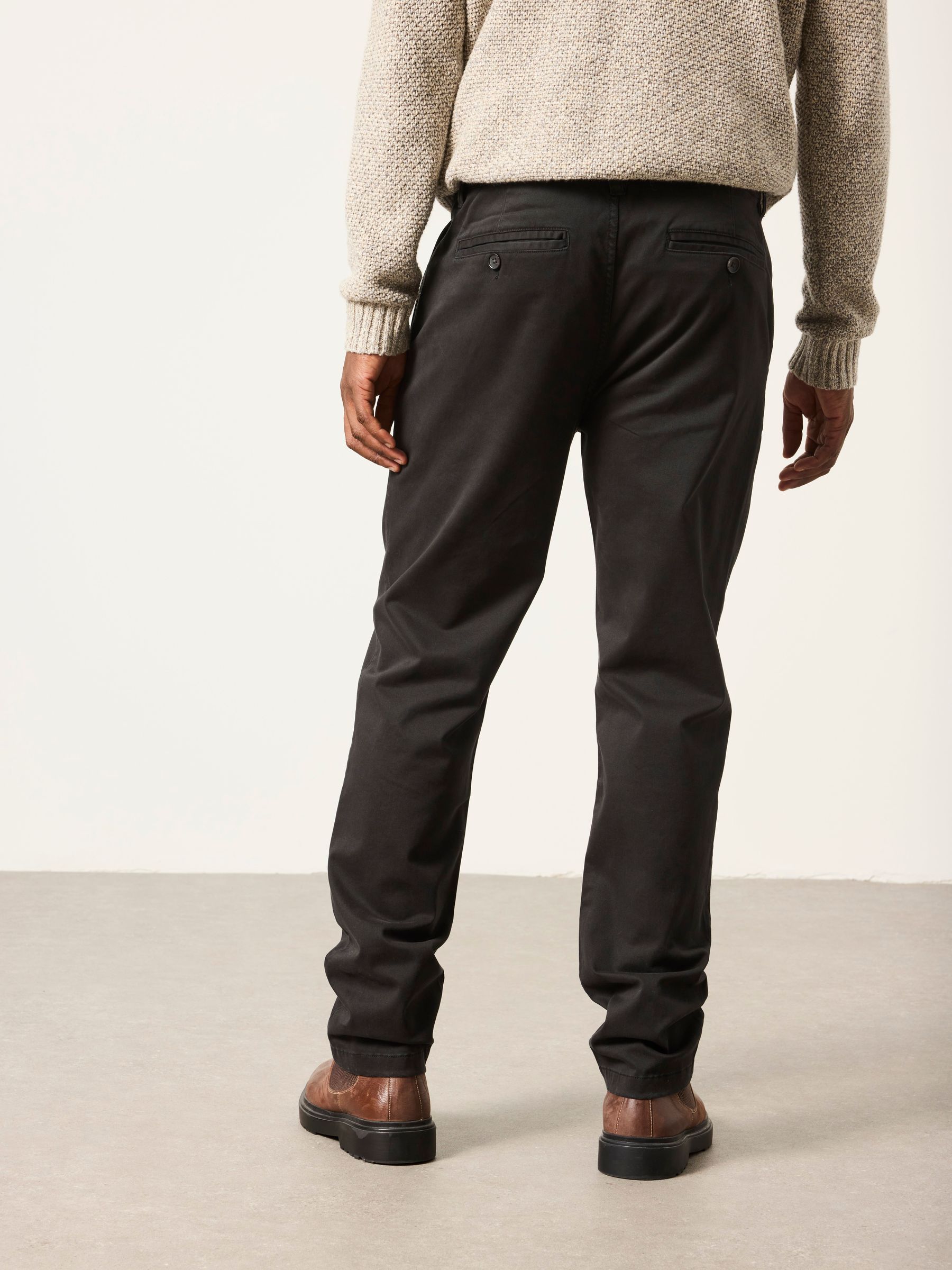 Black Hayton Slim Fit Chinos - Image 2 of 6