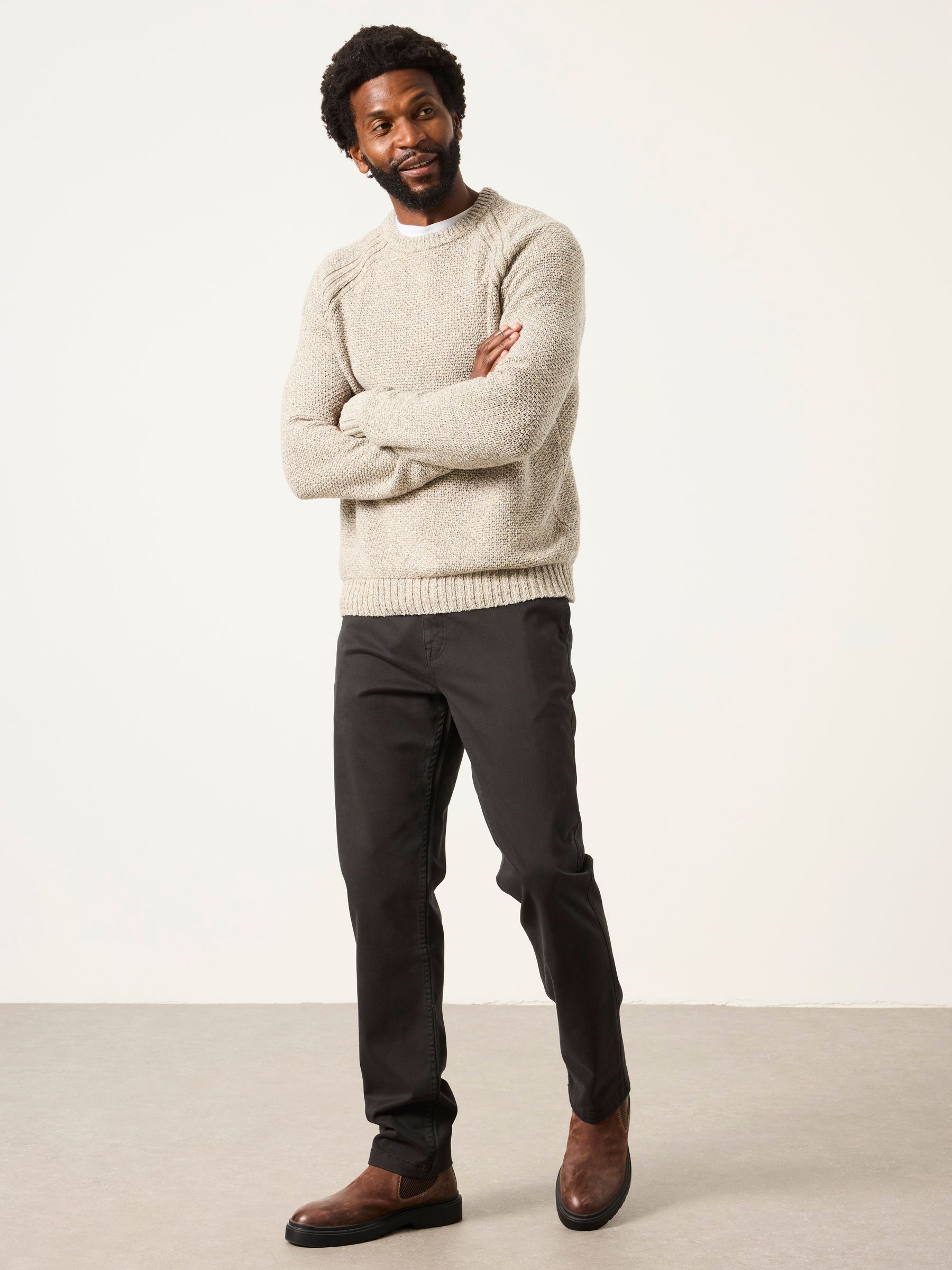Black Hayton Slim Fit Chinos - Image 4 of 6